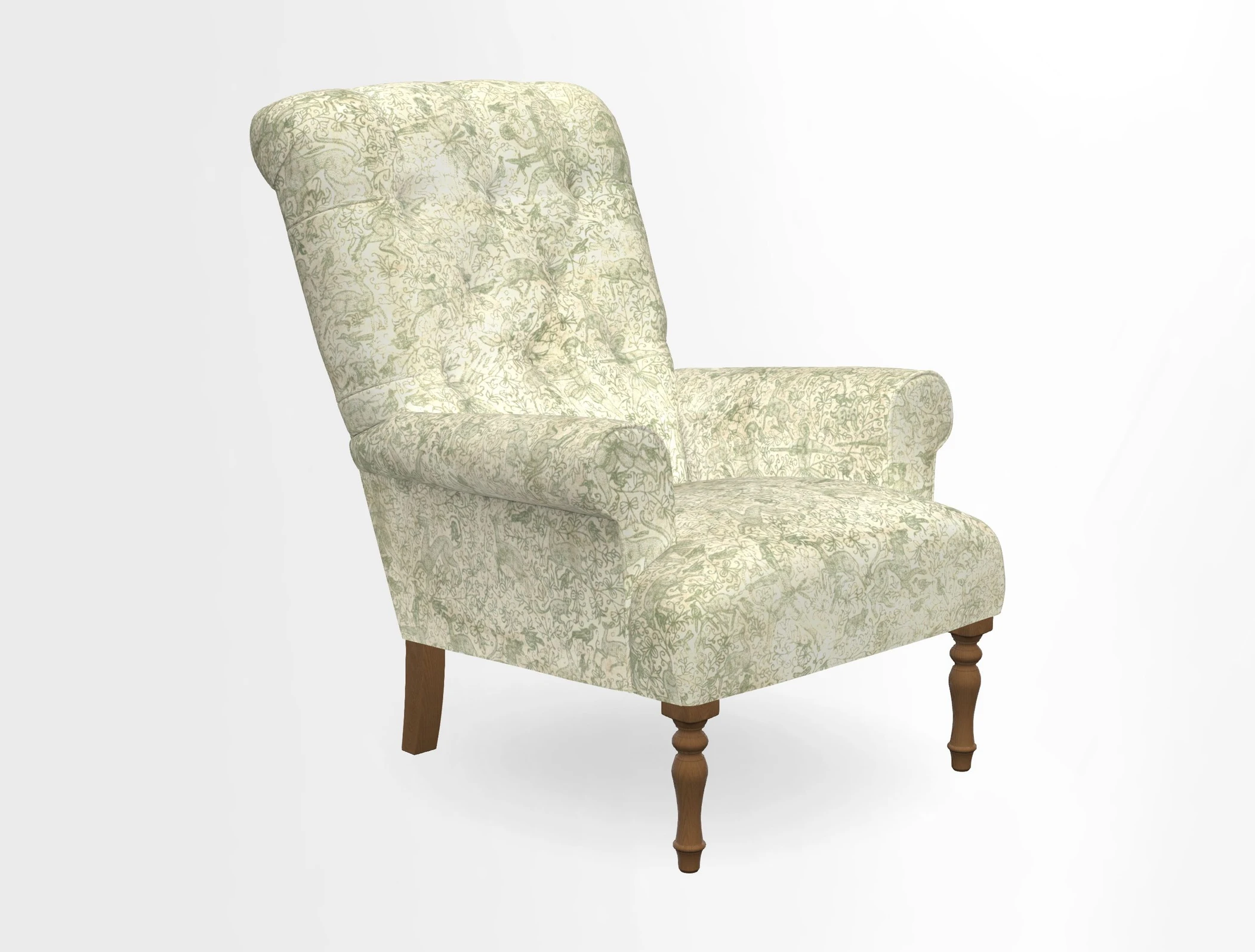Chelsham Chair in Roxburgh Herringbone Paprika