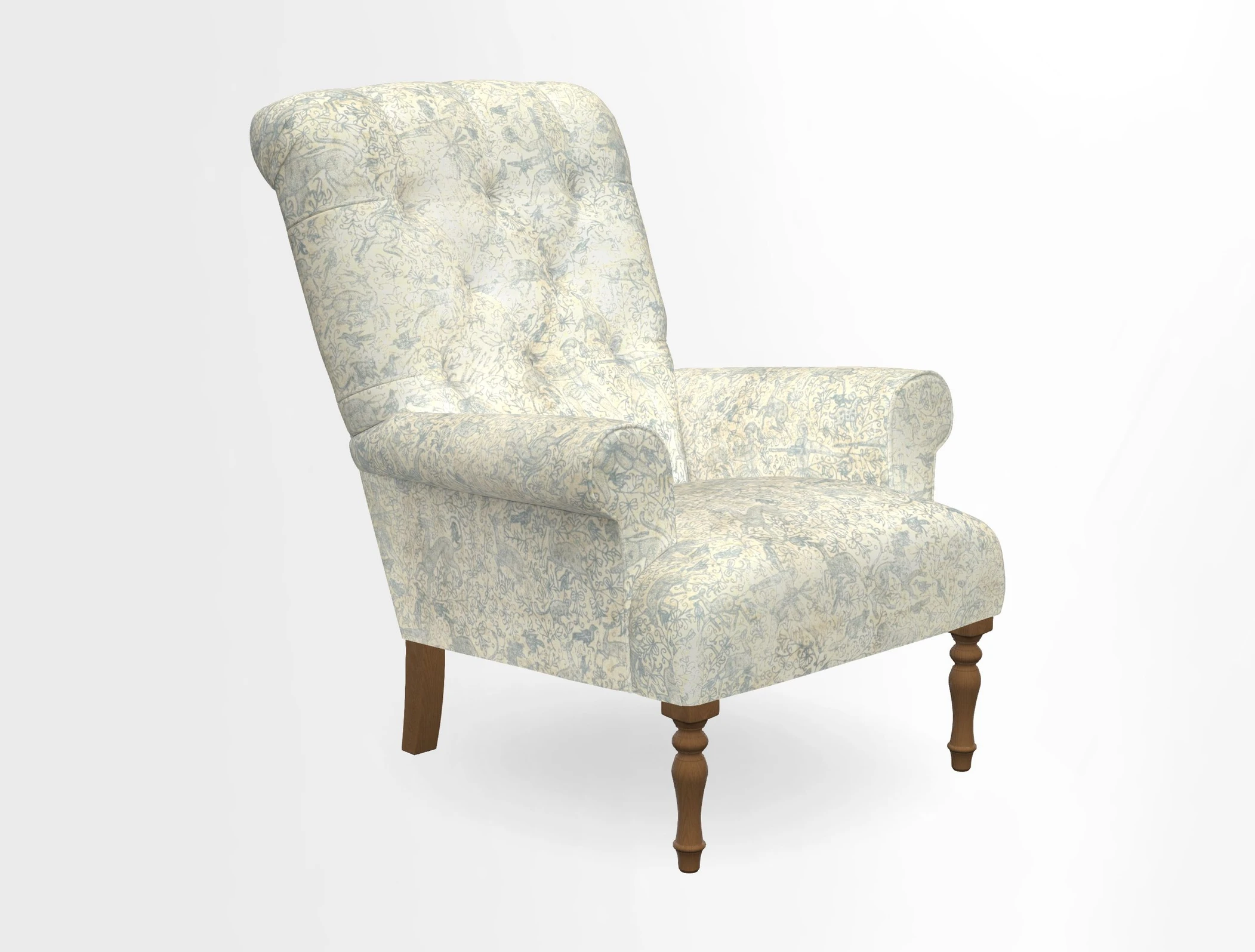 Chelsham Chair in Roxburgh Herringbone Paprika