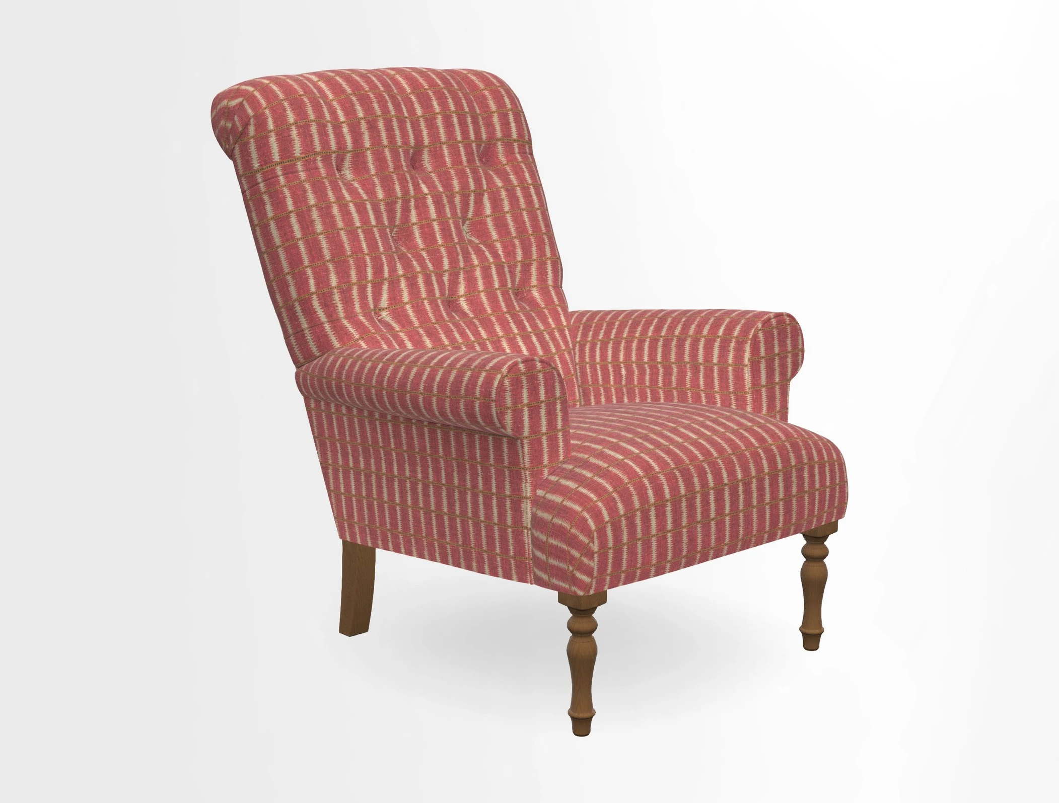 Chelsham Chair in Roxburgh Herringbone Paprika