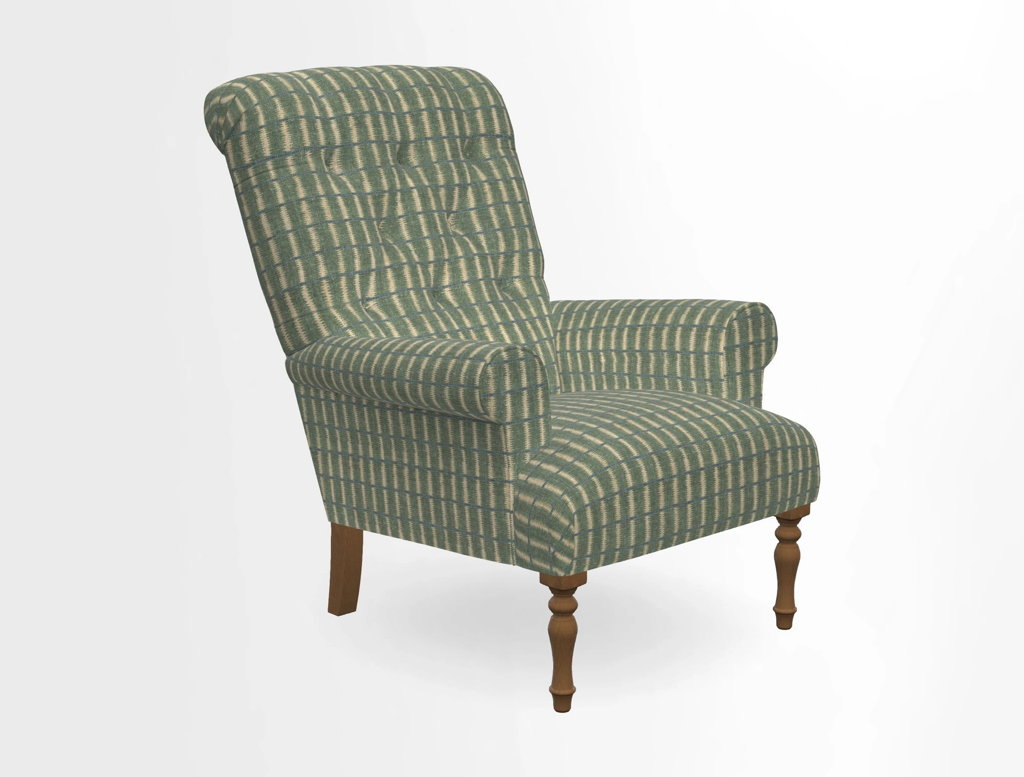 Chelsham Chair in Roxburgh Herringbone Paprika