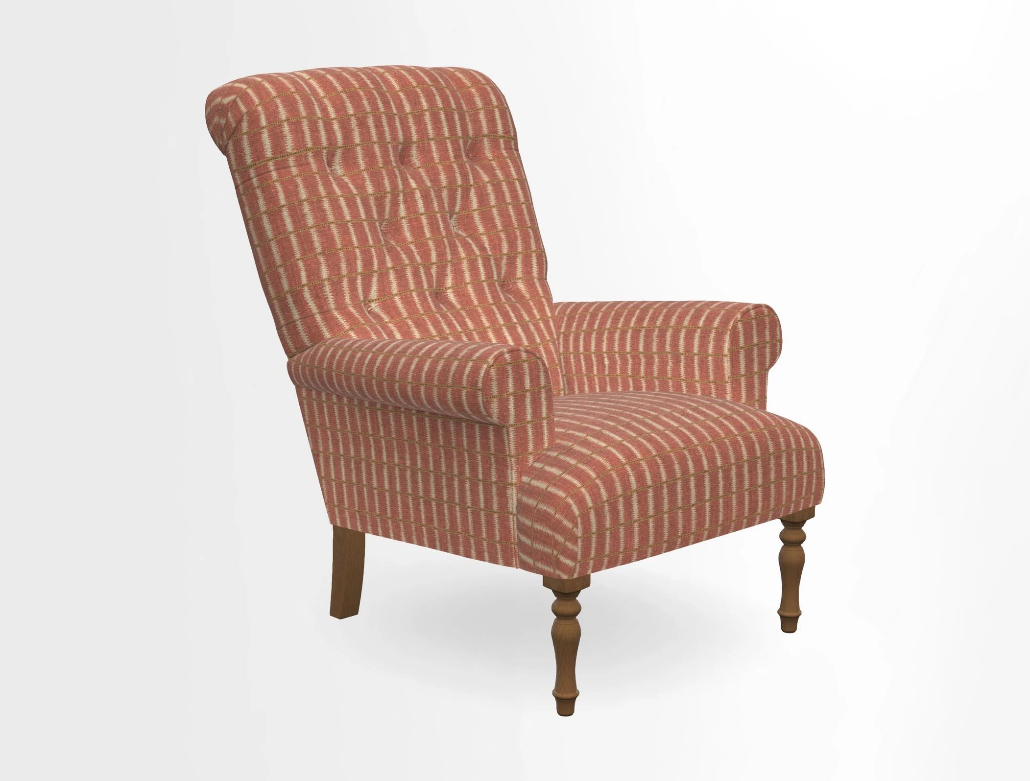 Chelsham Chair in Roxburgh Herringbone Paprika