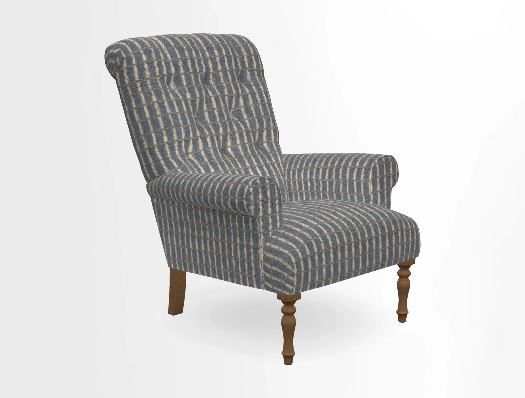 Chelsham Chair in Roxburgh Herringbone Paprika