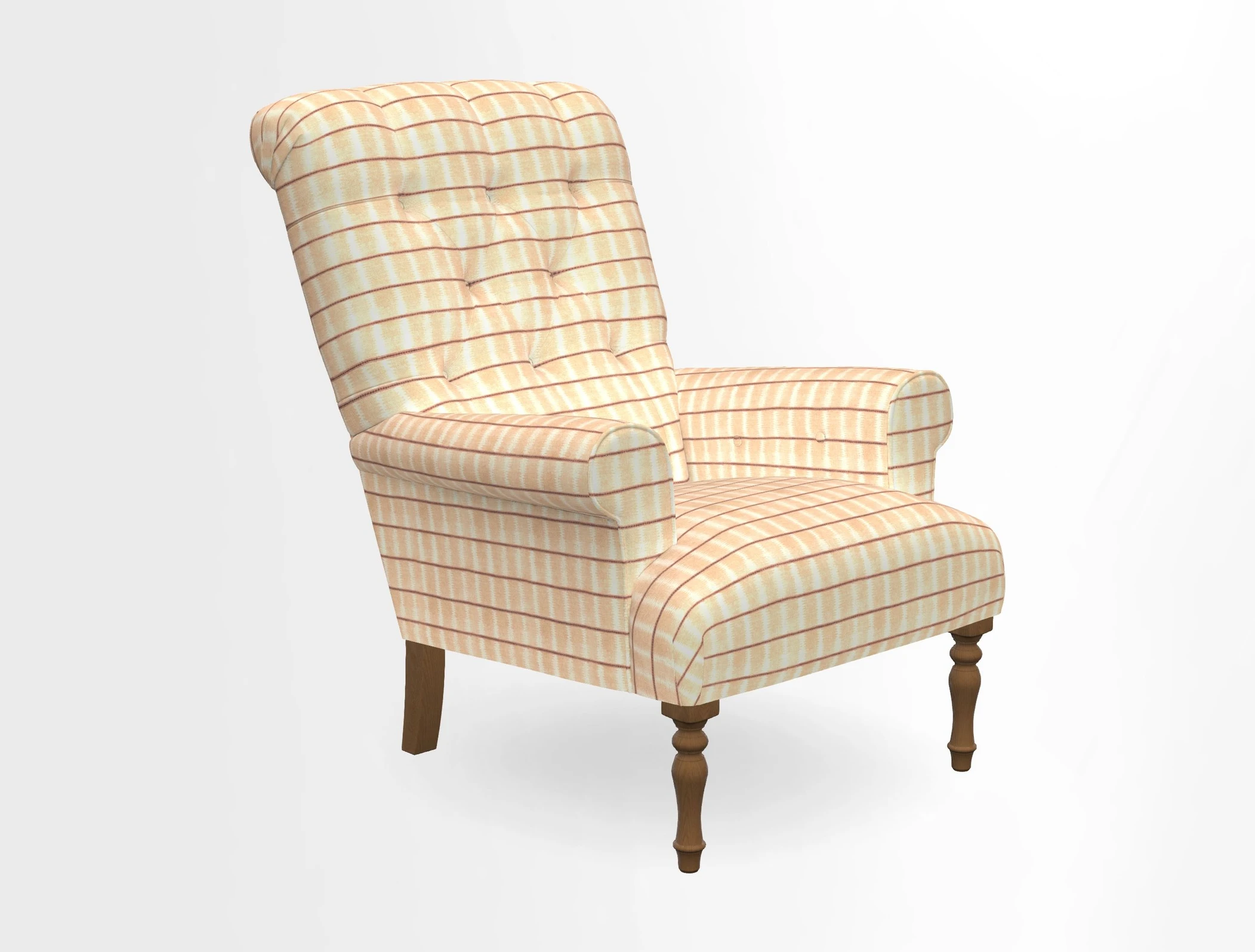 Chelsham Chair in Roxburgh Herringbone Paprika