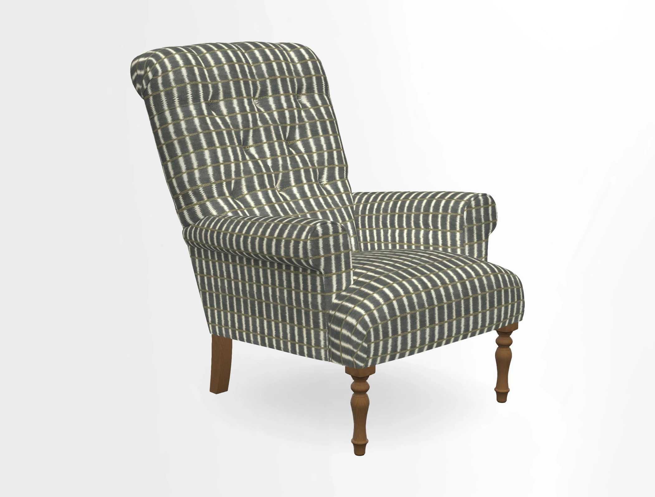 Chelsham Chair in Roxburgh Herringbone Paprika