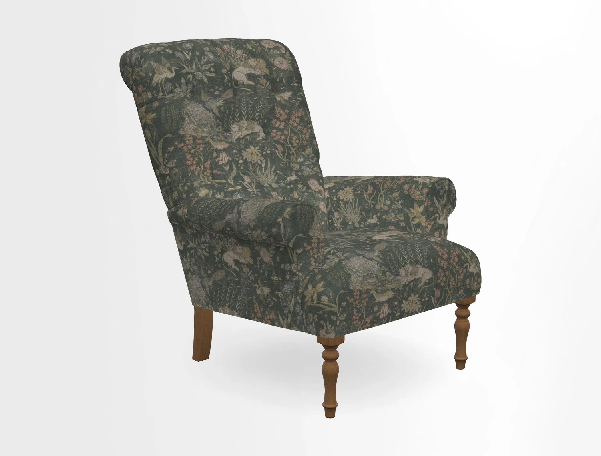 Chelsham Chair in Roxburgh Herringbone Paprika