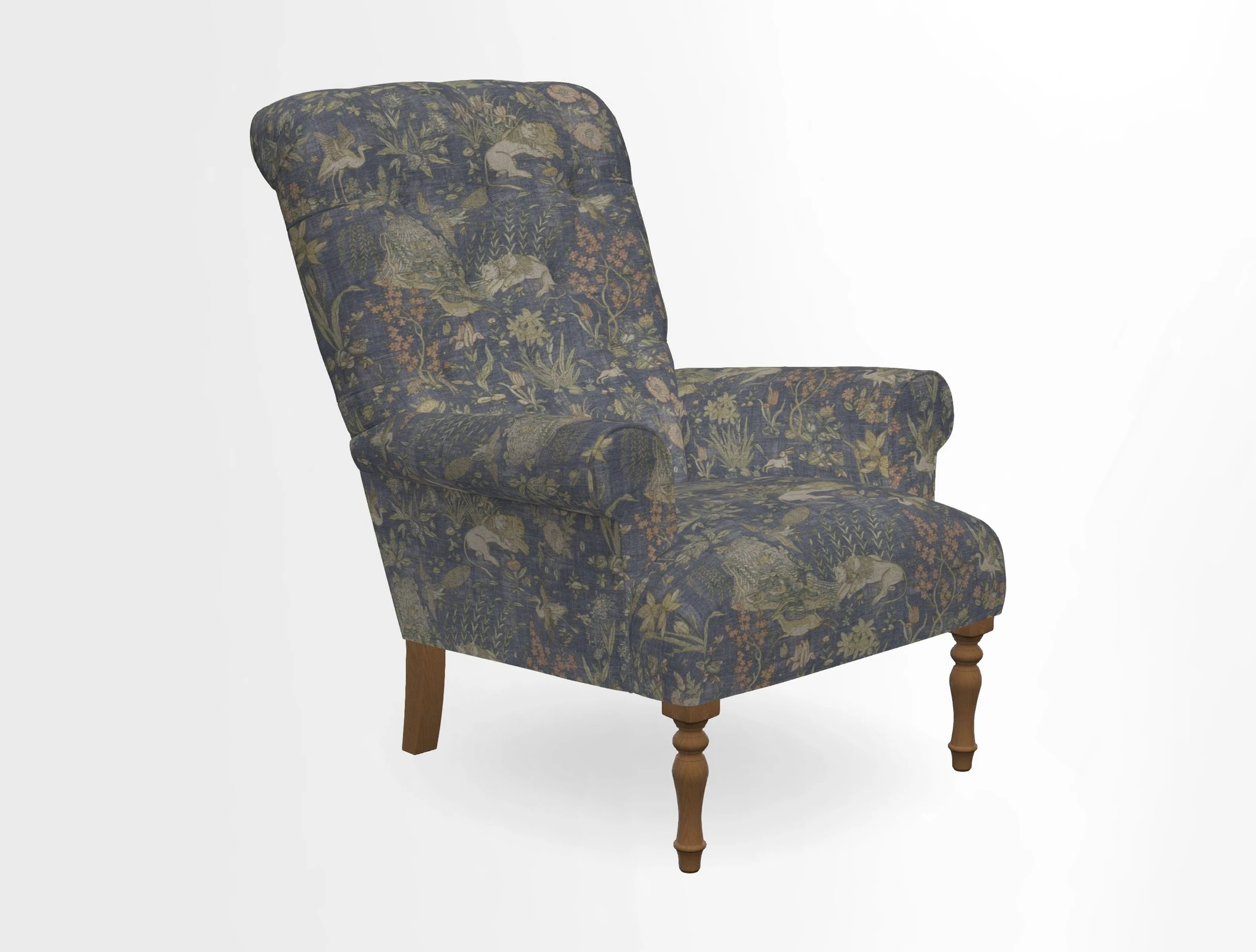 Chelsham Chair in Roxburgh Herringbone Paprika
