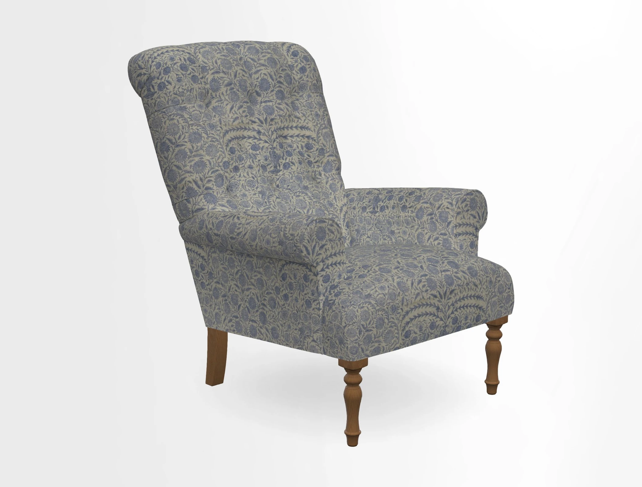 Chelsham Chair in Roxburgh Herringbone Paprika