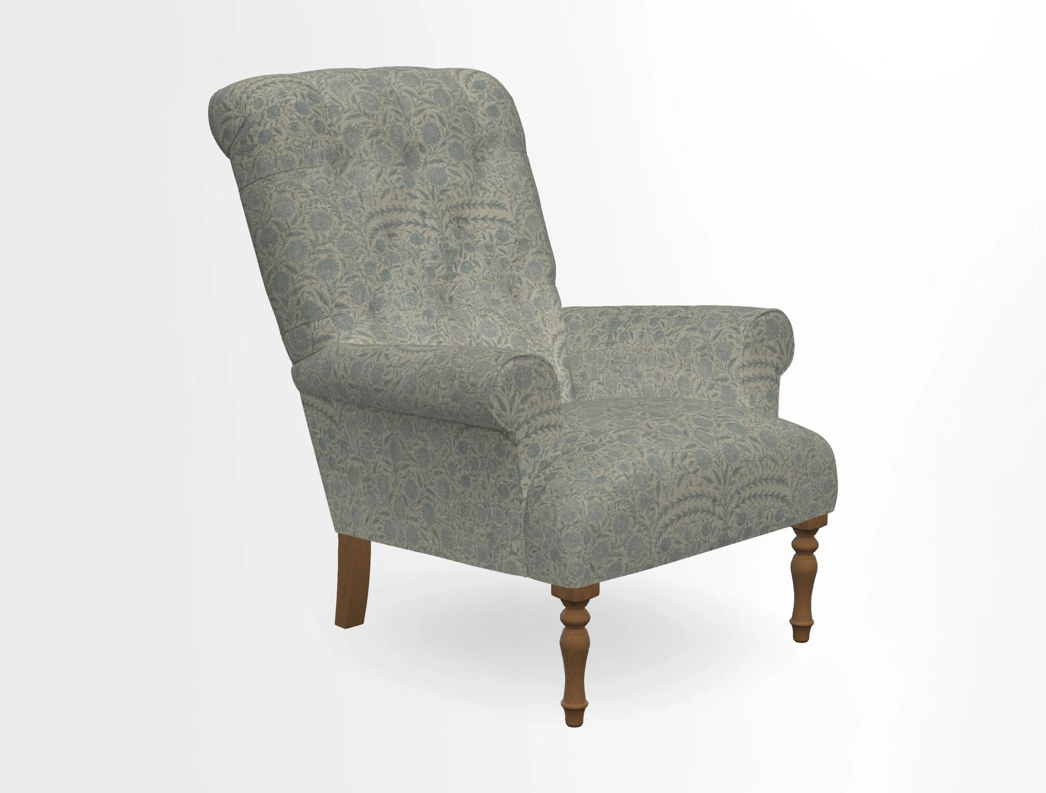 Chelsham Chair in Roxburgh Herringbone Paprika