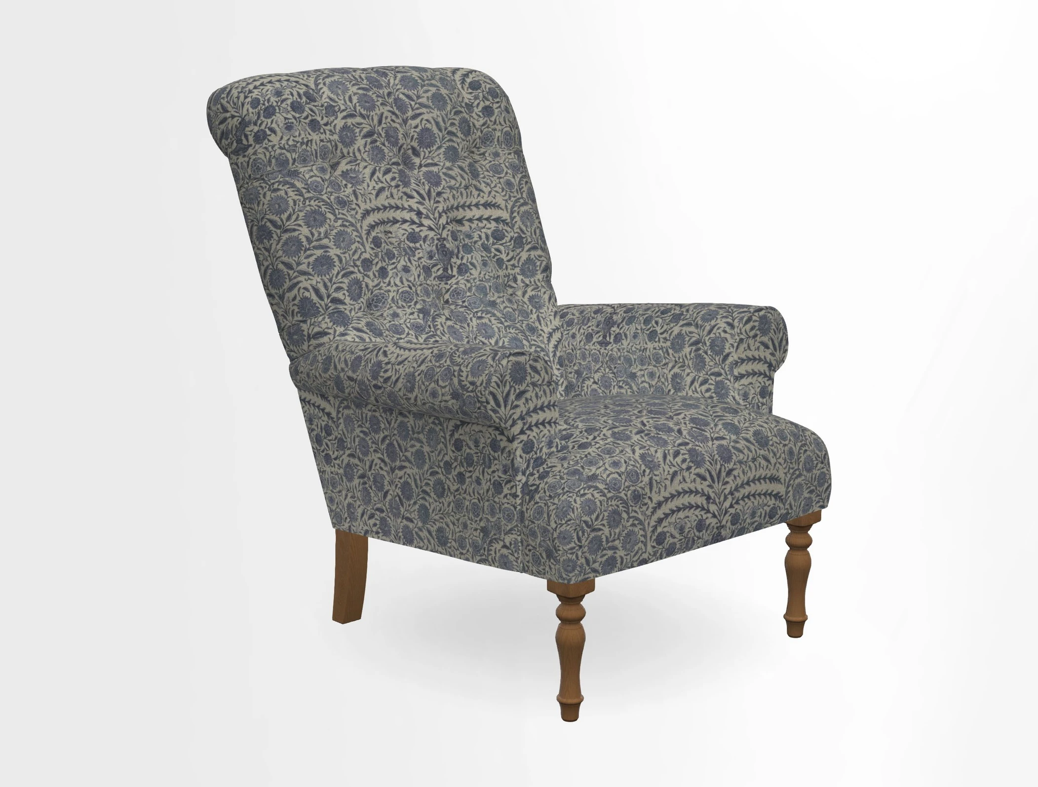 Chelsham Chair in Roxburgh Herringbone Paprika