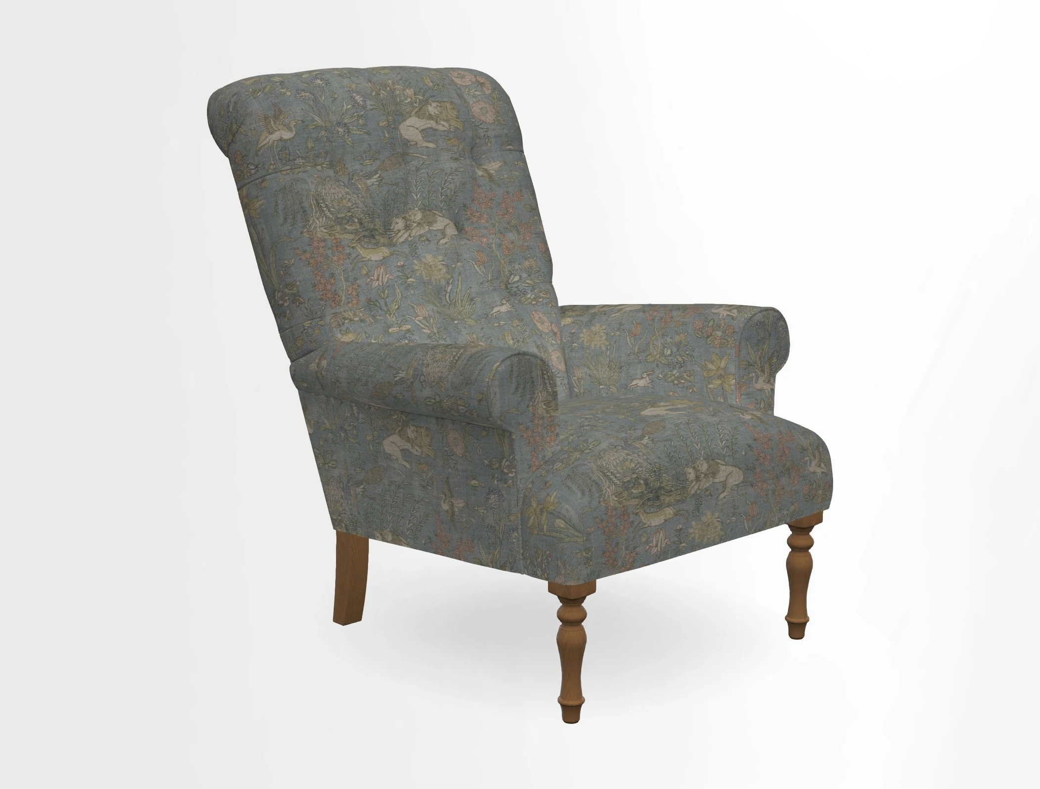 Chelsham Chair in Roxburgh Herringbone Paprika