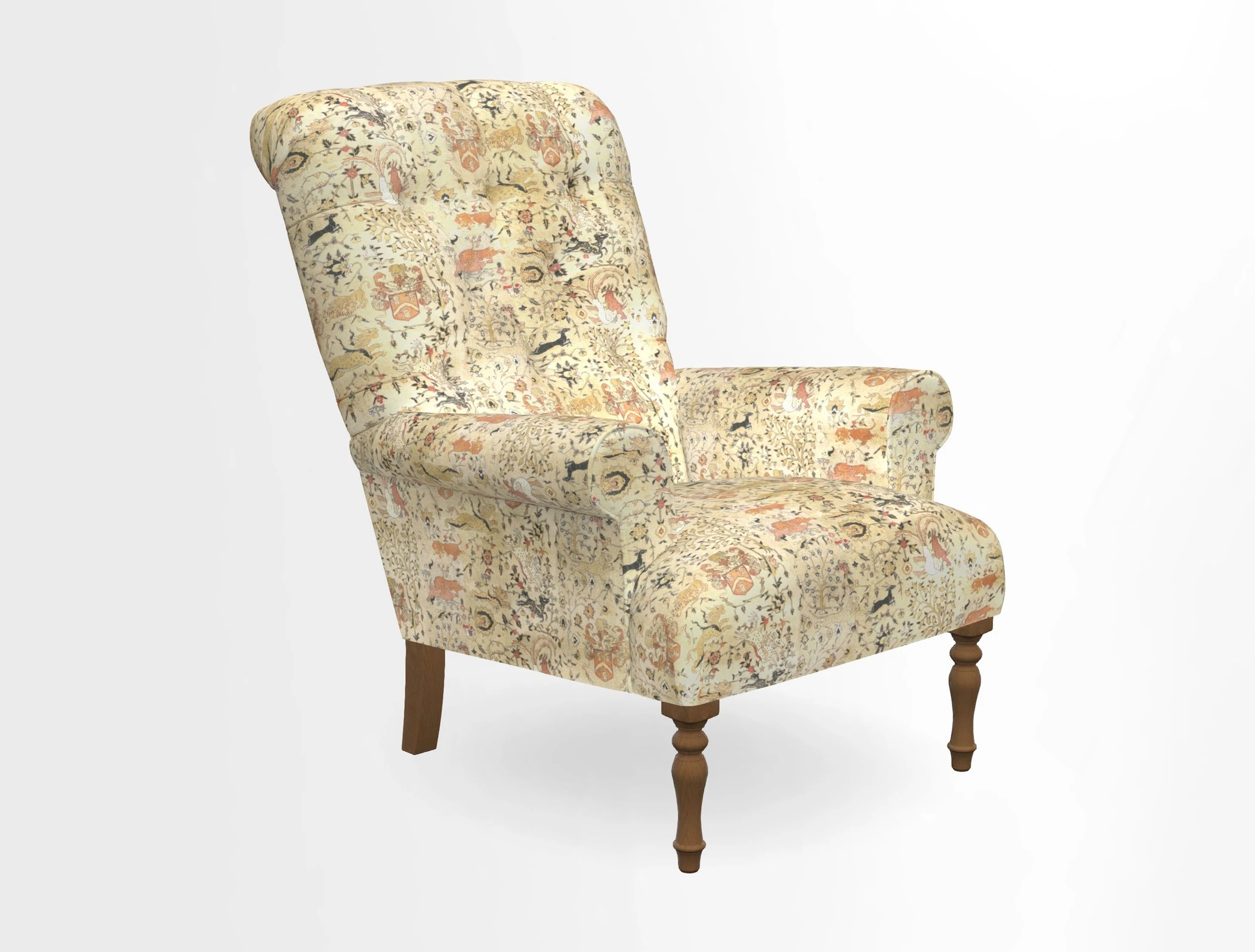 Chelsham Chair in Roxburgh Herringbone Paprika