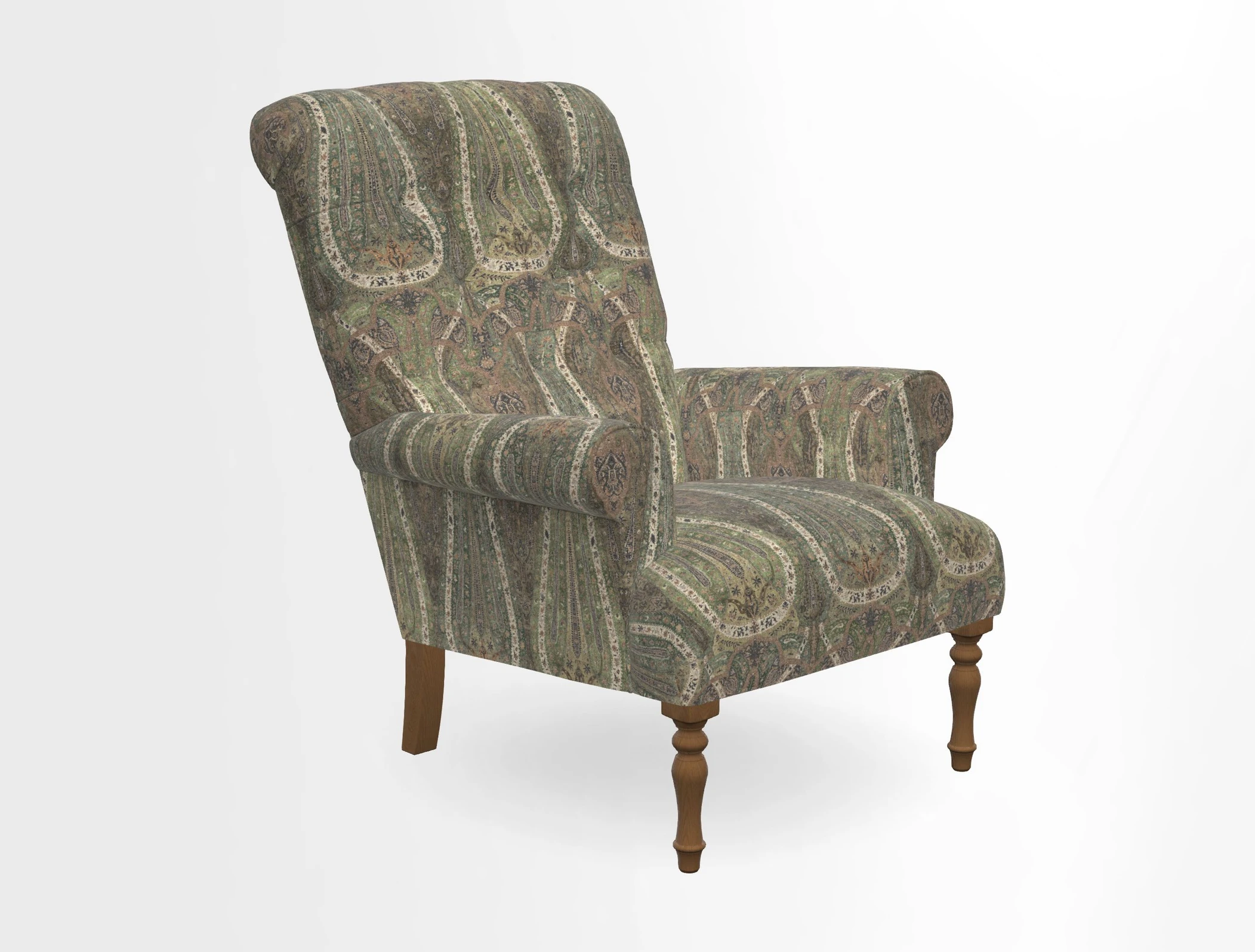 Chelsham Chair in Roxburgh Herringbone Paprika
