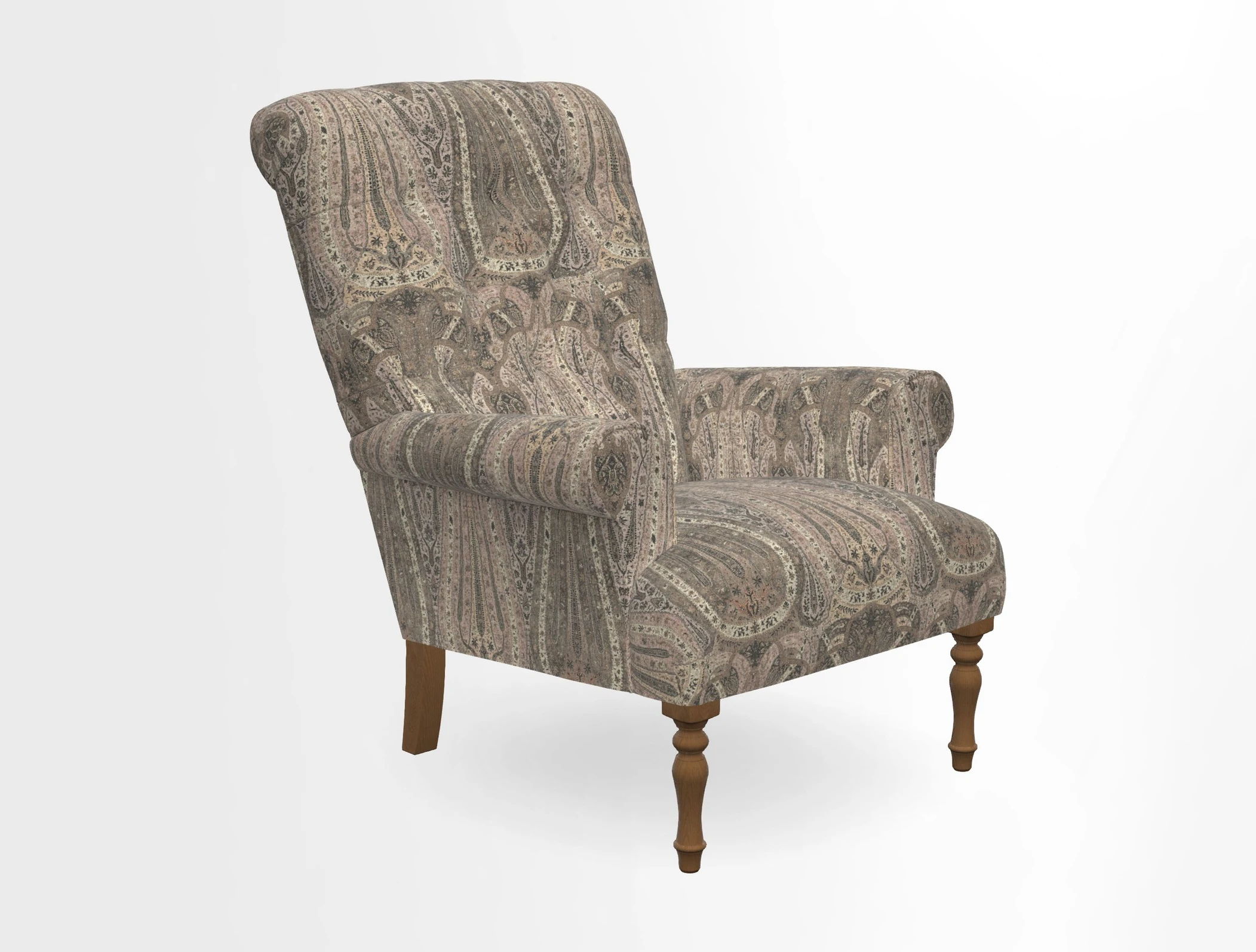 Chelsham Chair in Roxburgh Herringbone Paprika