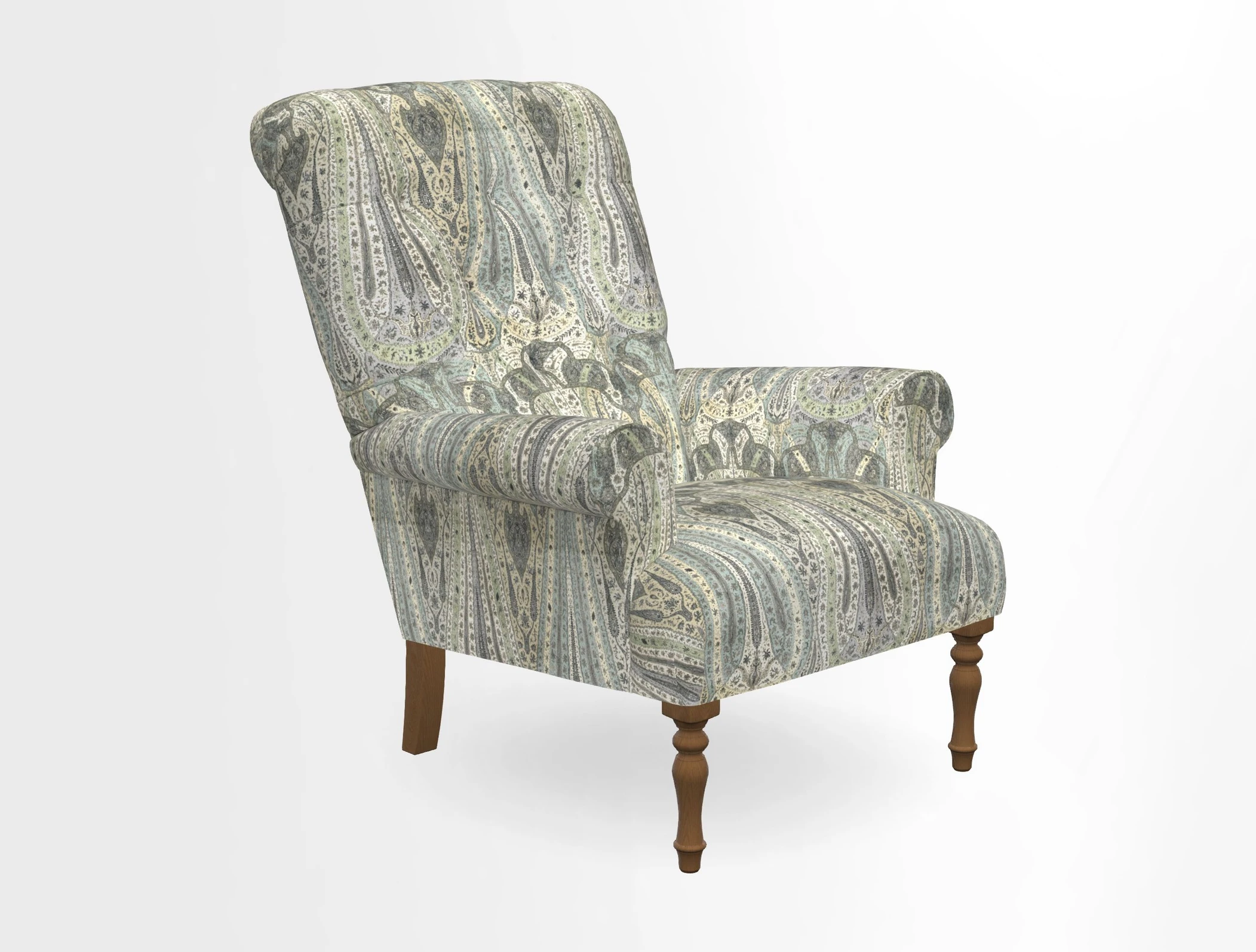 Chelsham Chair in Roxburgh Herringbone Paprika