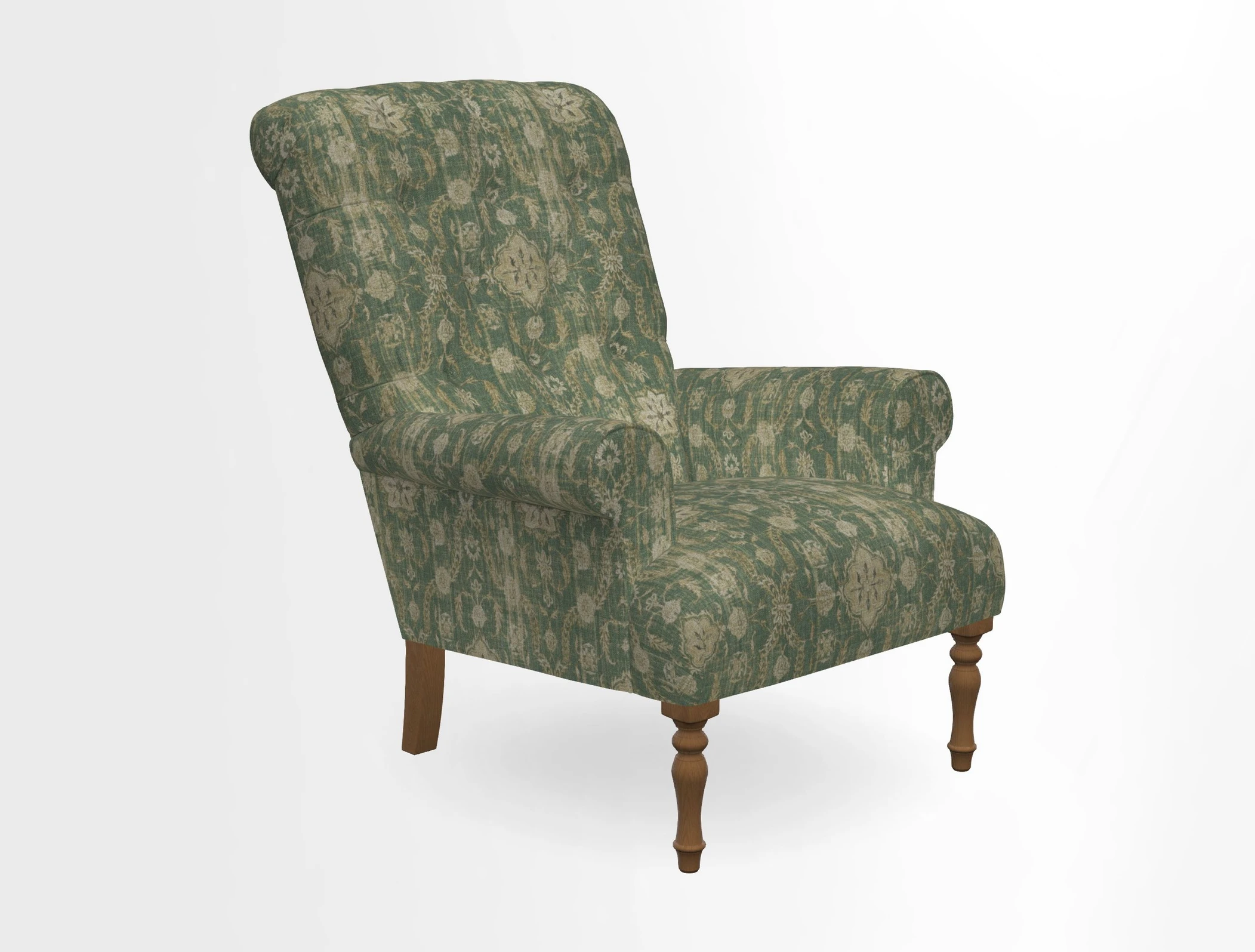 Chelsham Chair in Roxburgh Herringbone Paprika