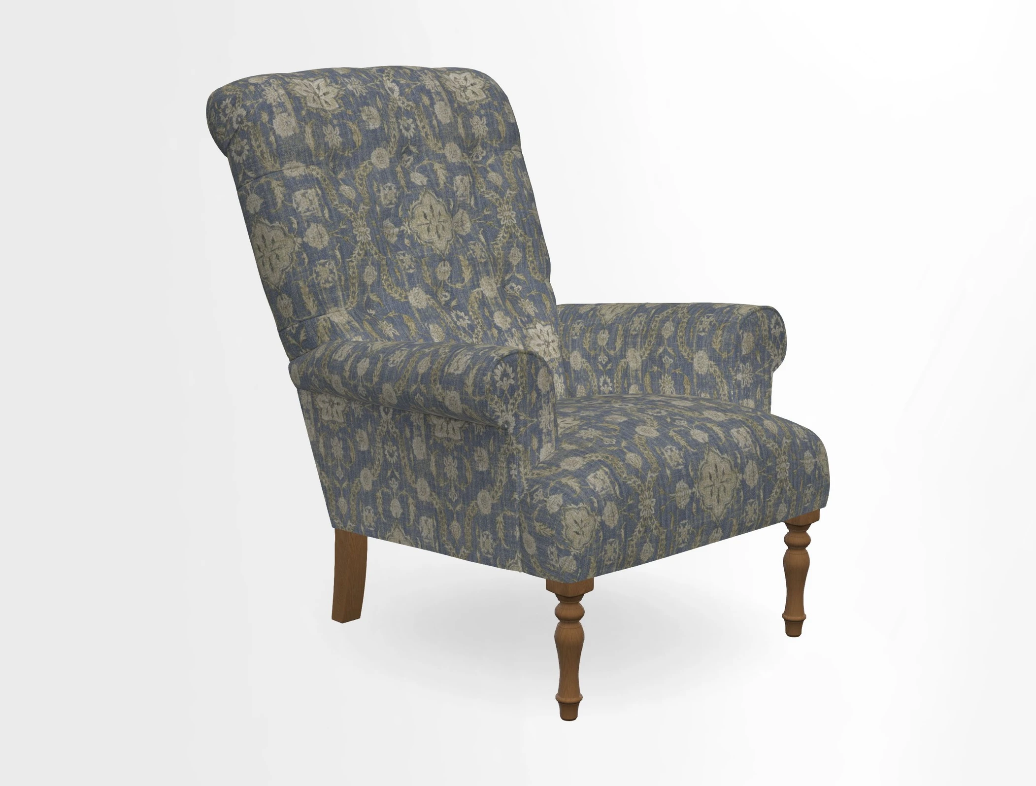 Chelsham Chair in Roxburgh Herringbone Paprika