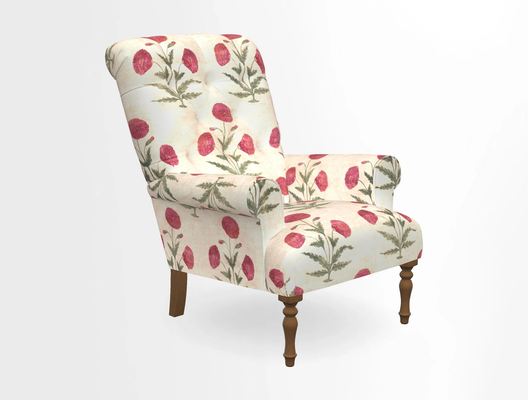 Chelsham Chair in Roxburgh Herringbone Paprika