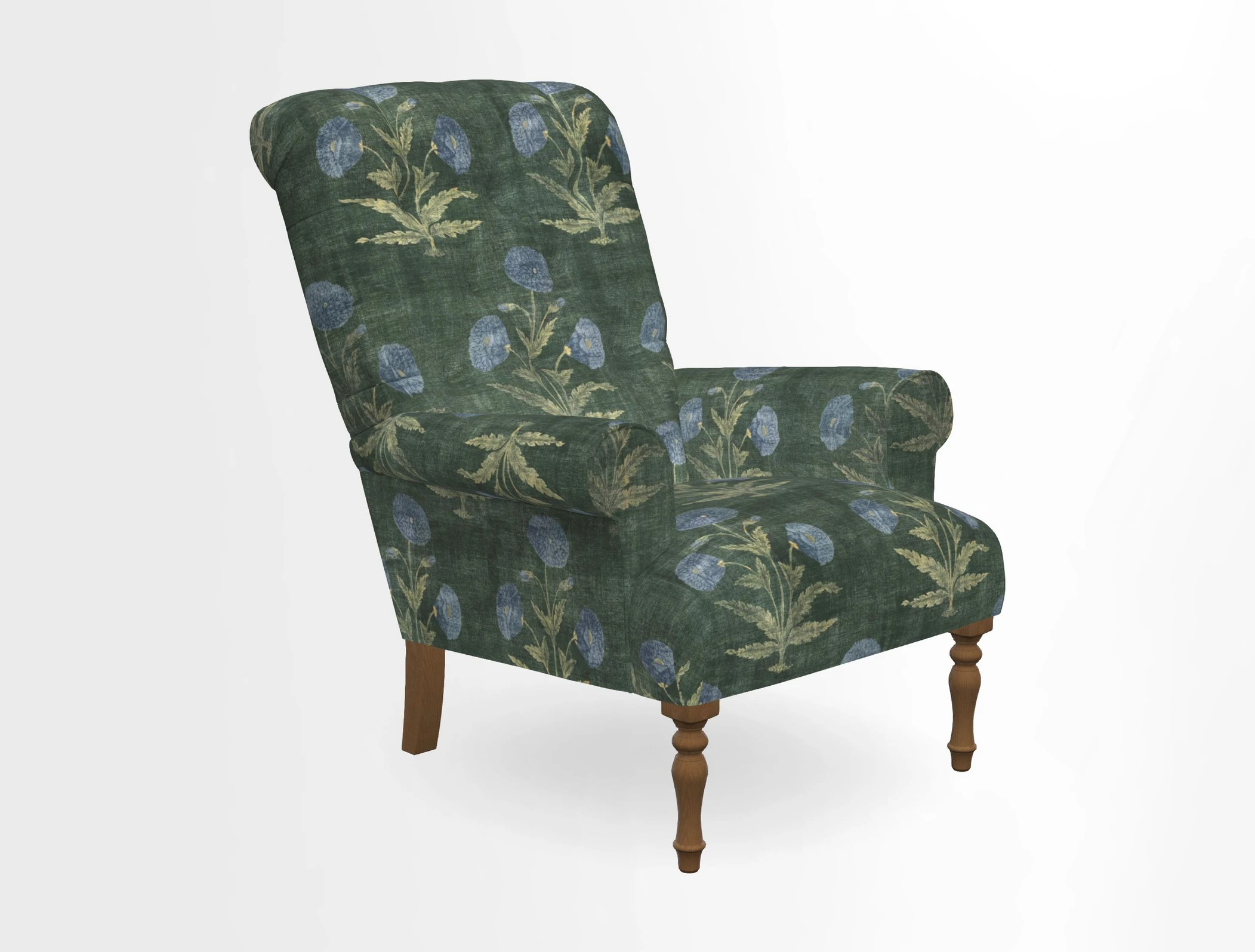 Chelsham Chair in Roxburgh Herringbone Paprika