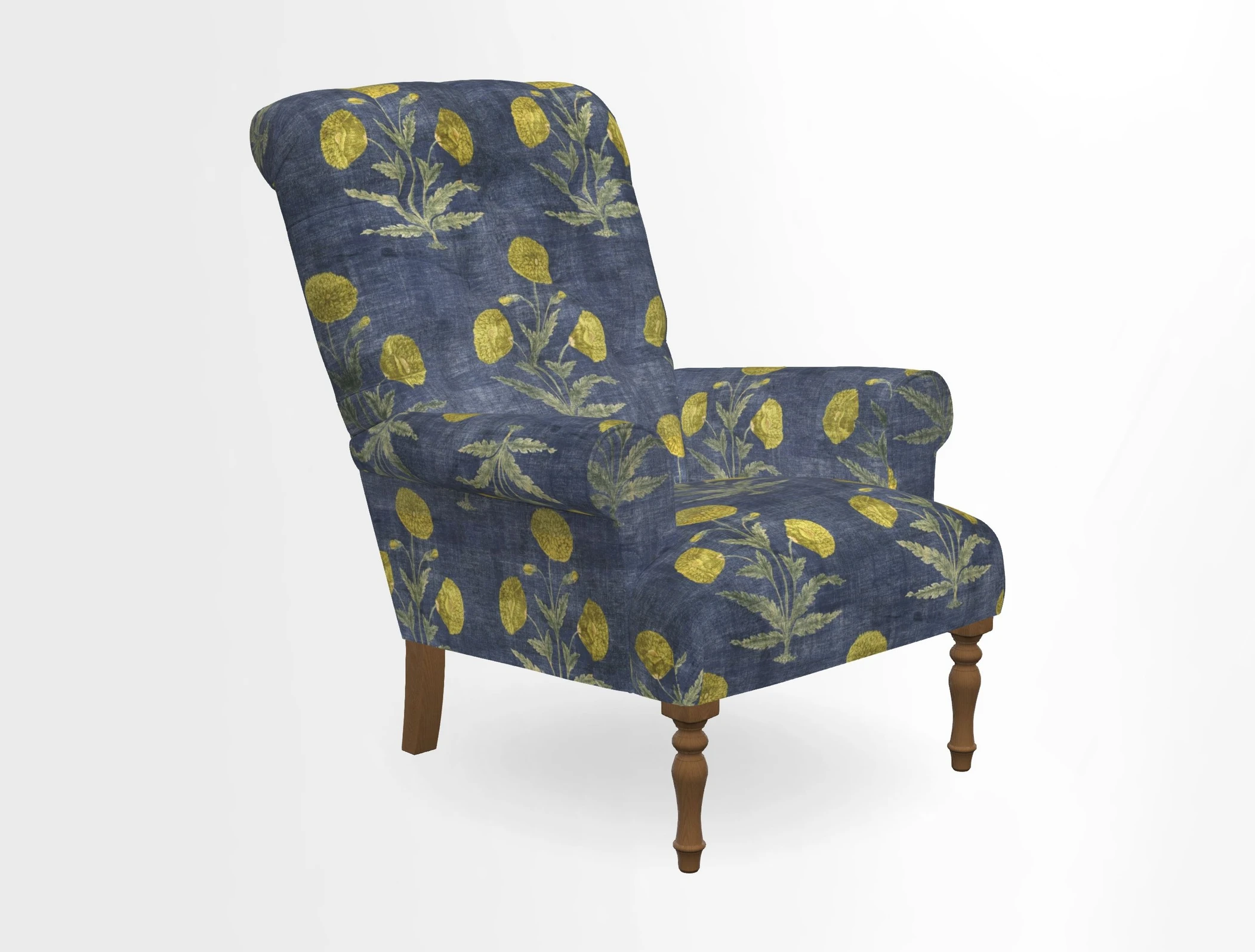 Chelsham Chair in Roxburgh Herringbone Paprika