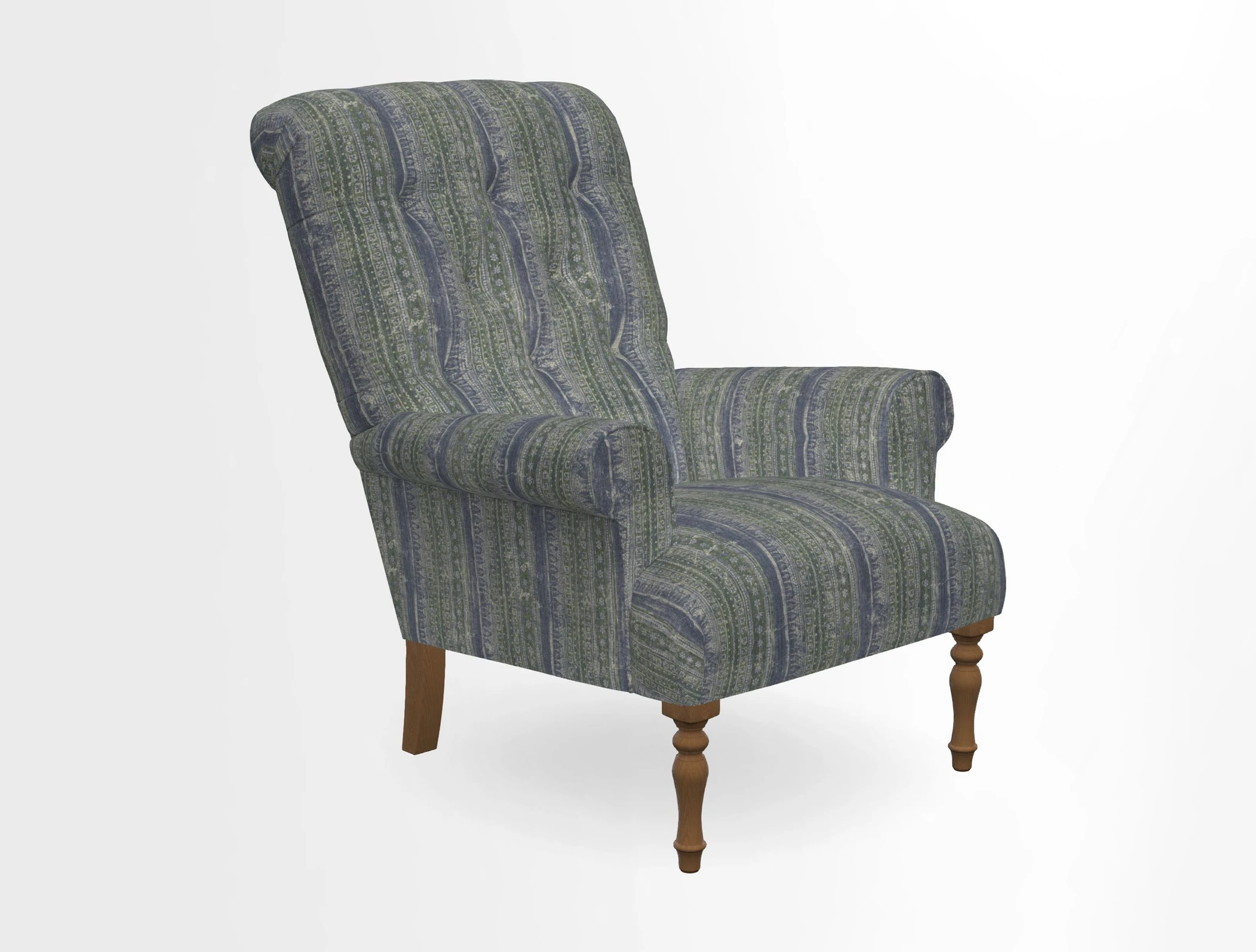 Chelsham Chair in Roxburgh Herringbone Paprika