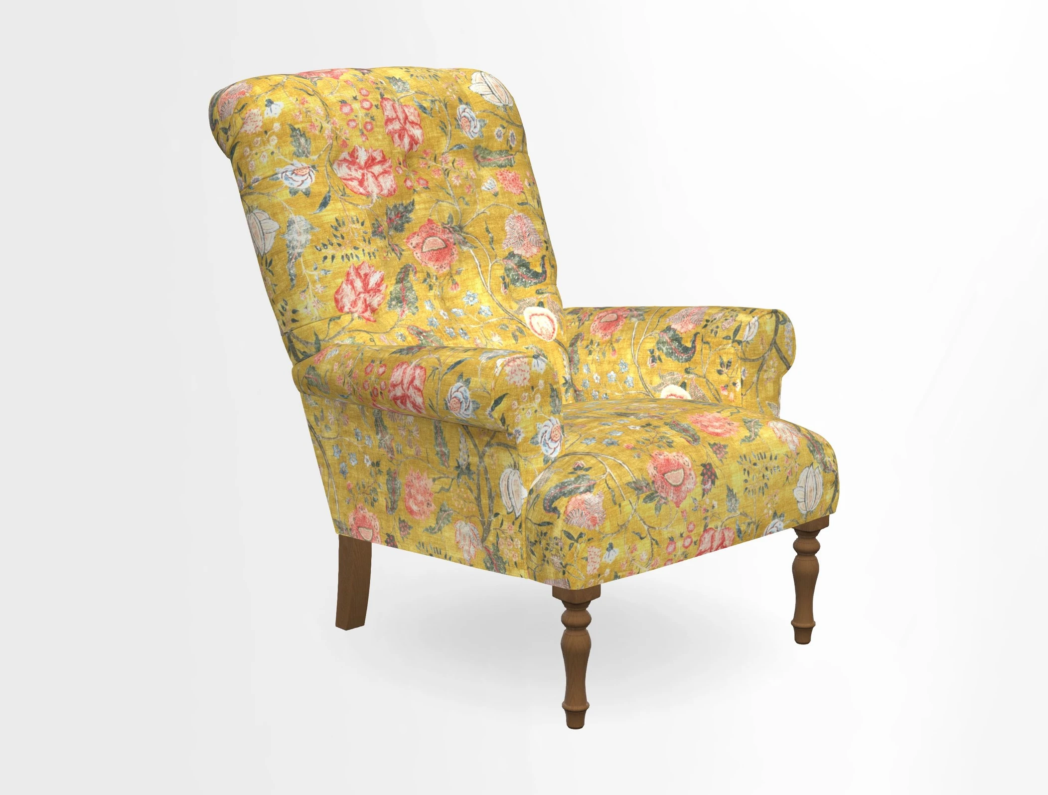 Chelsham Chair in Roxburgh Herringbone Paprika