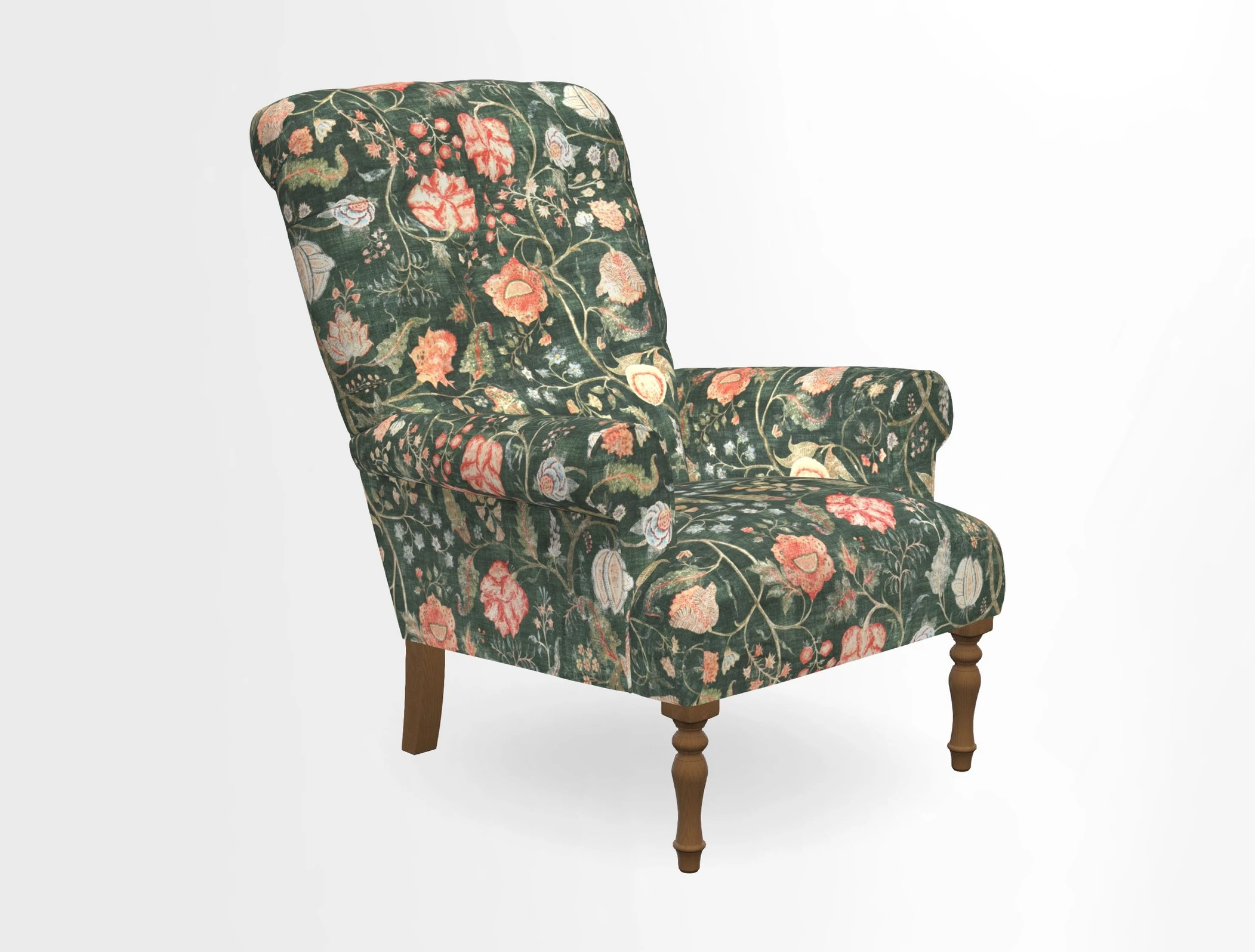Chelsham Chair in Roxburgh Herringbone Paprika