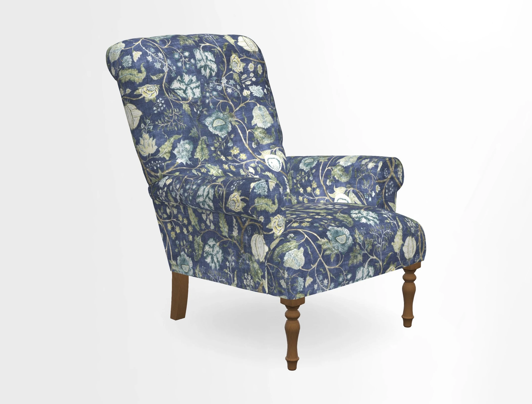 Chelsham Chair in Roxburgh Herringbone Paprika
