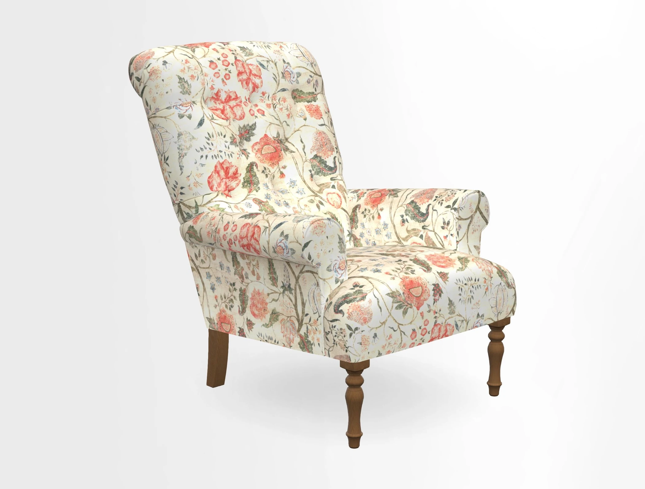 Chelsham Chair in Roxburgh Herringbone Paprika