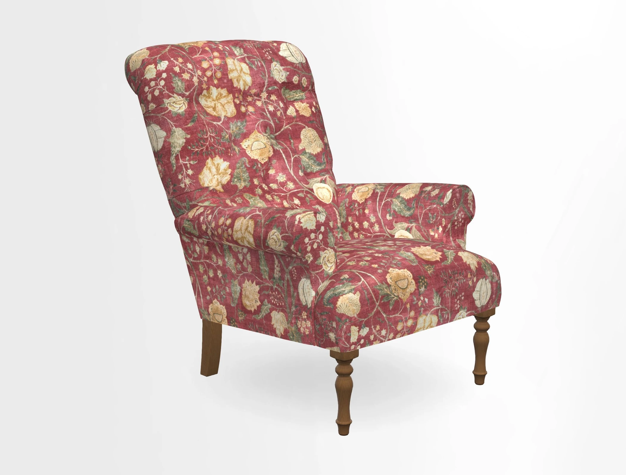 Chelsham Chair in Roxburgh Herringbone Paprika