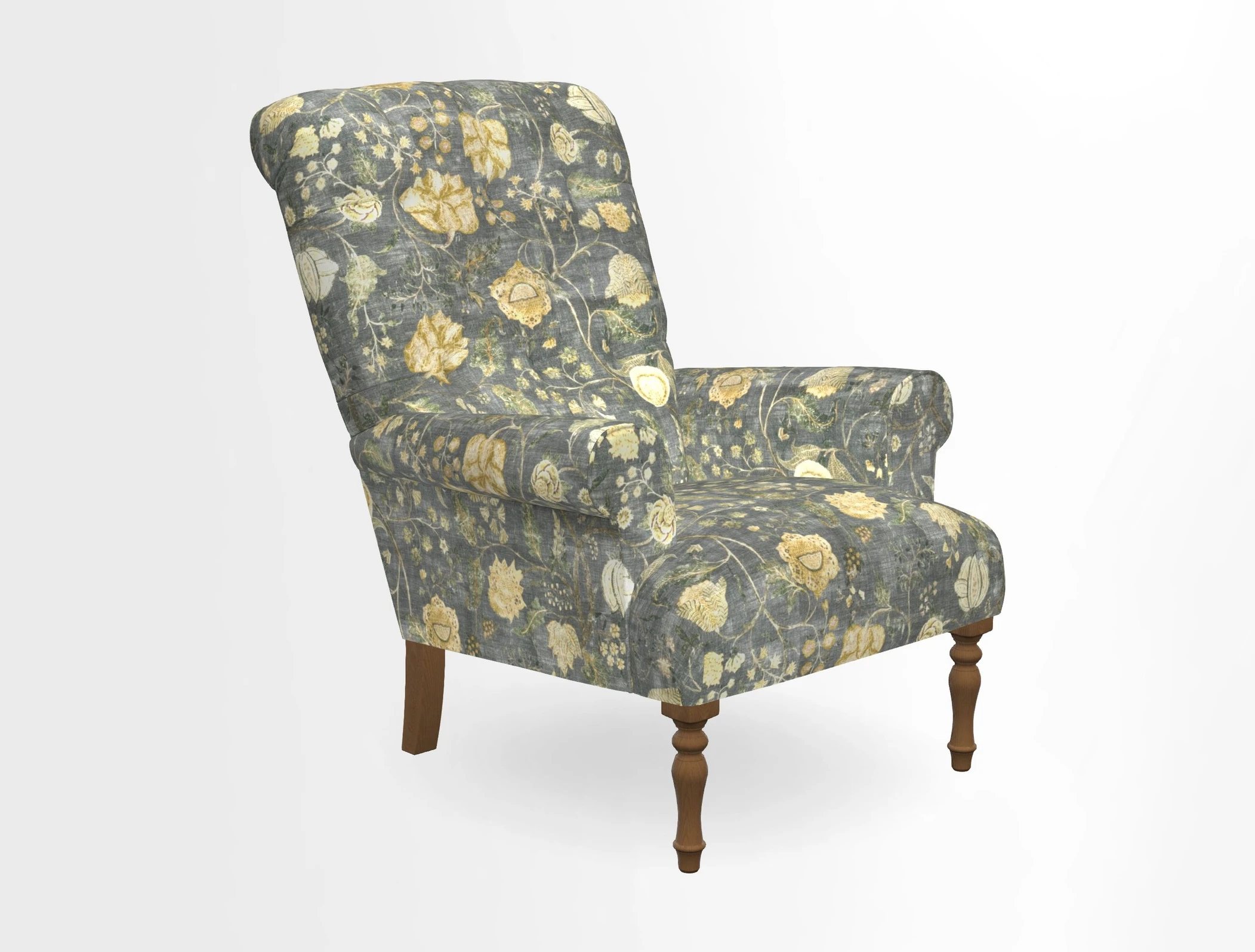 Chelsham Chair in Roxburgh Herringbone Paprika