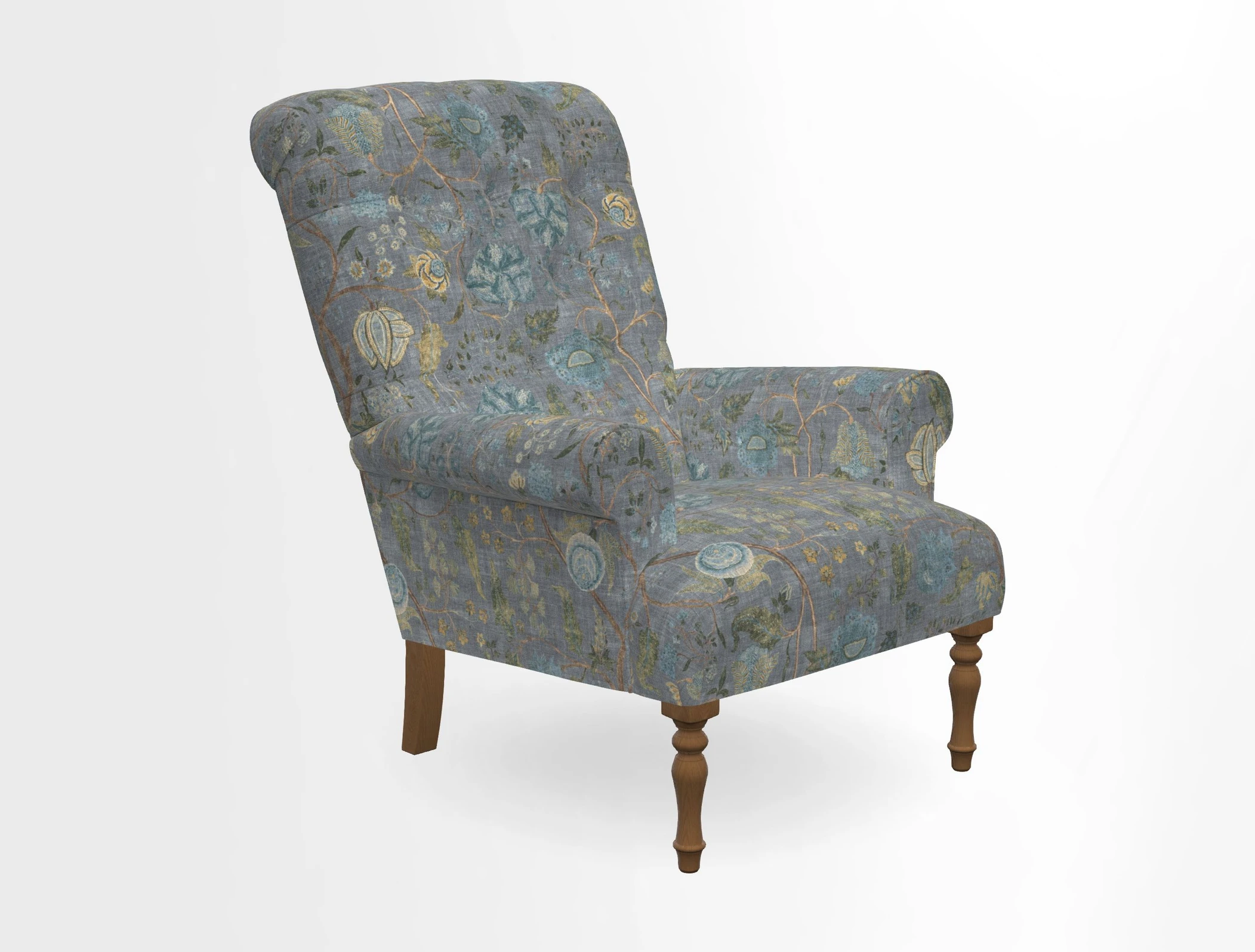 Chelsham Chair in Roxburgh Herringbone Paprika