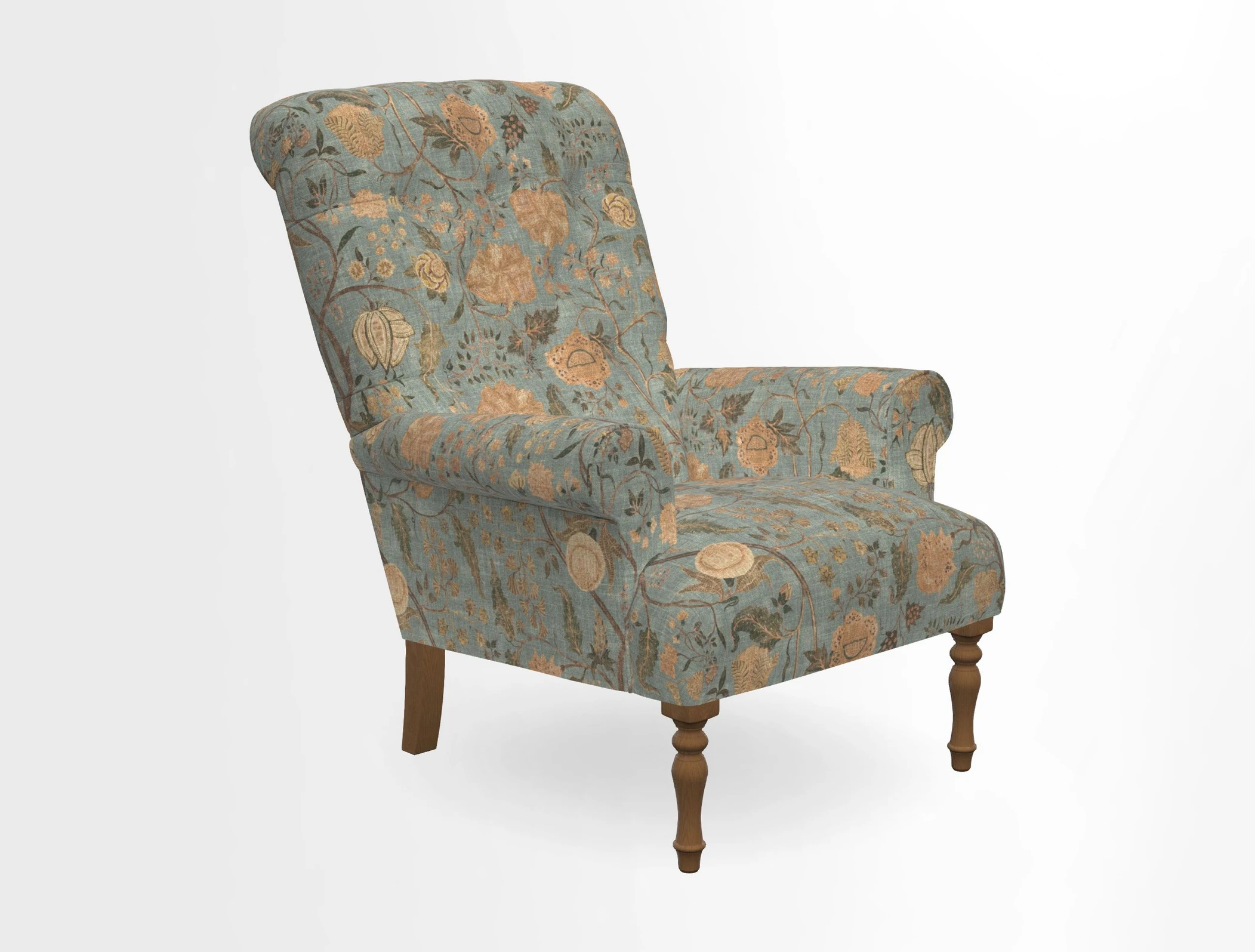 Chelsham Chair in Roxburgh Herringbone Paprika