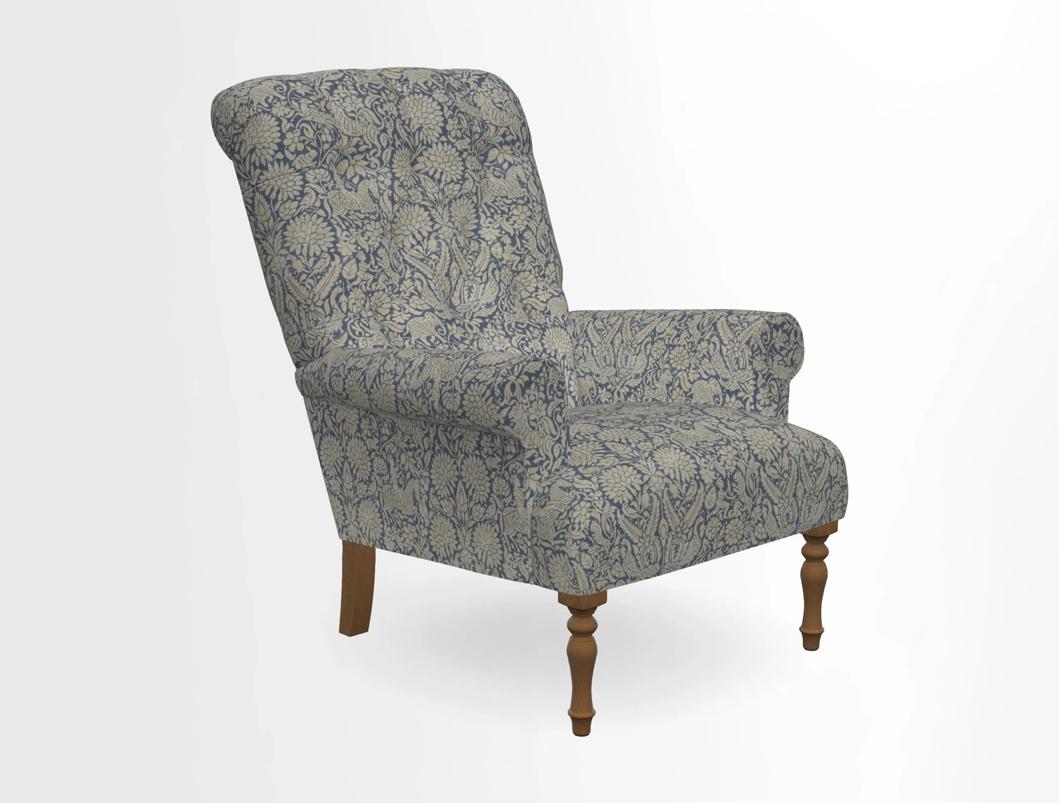 Chelsham Chair in Roxburgh Herringbone Paprika