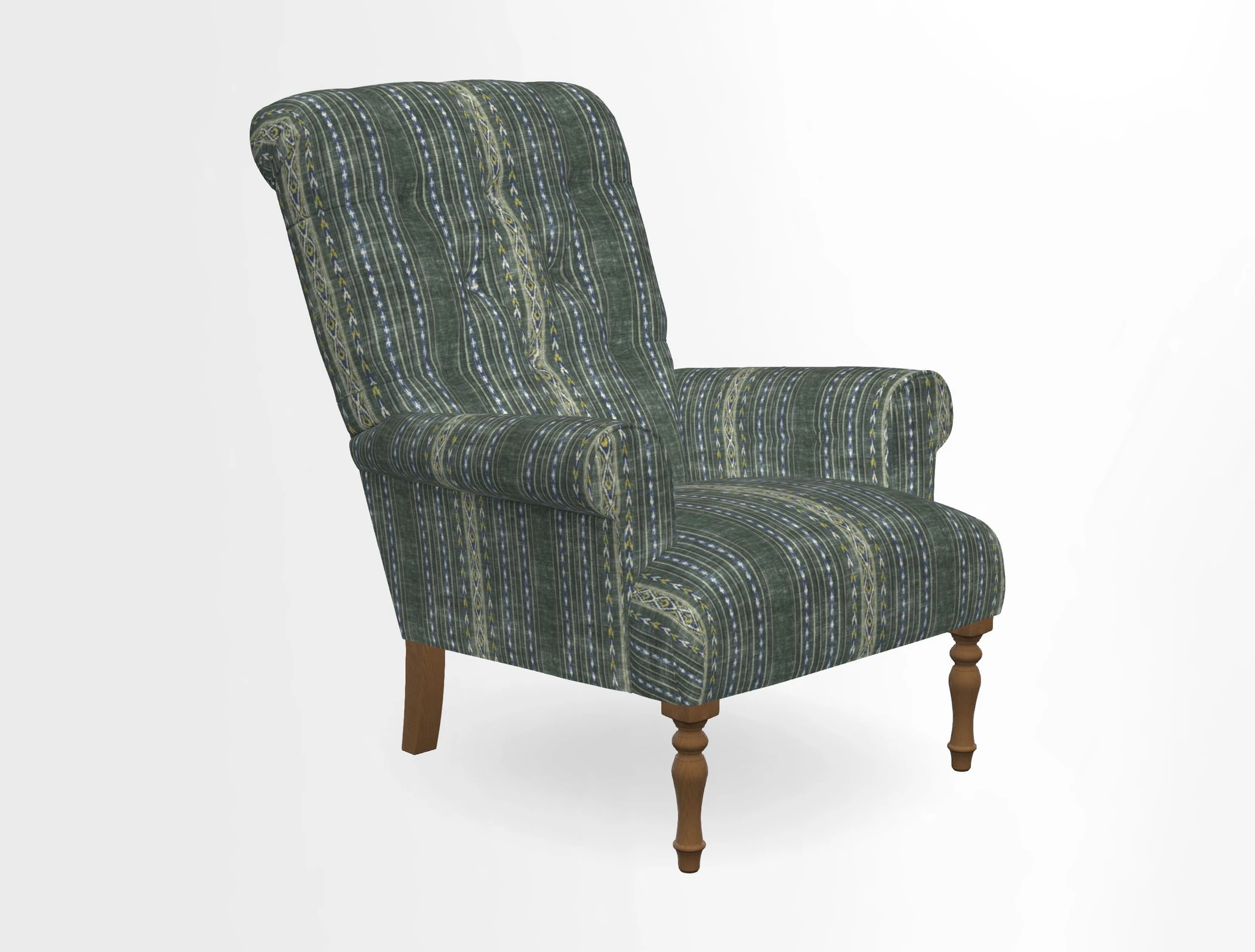 Chelsham Chair in Roxburgh Herringbone Paprika