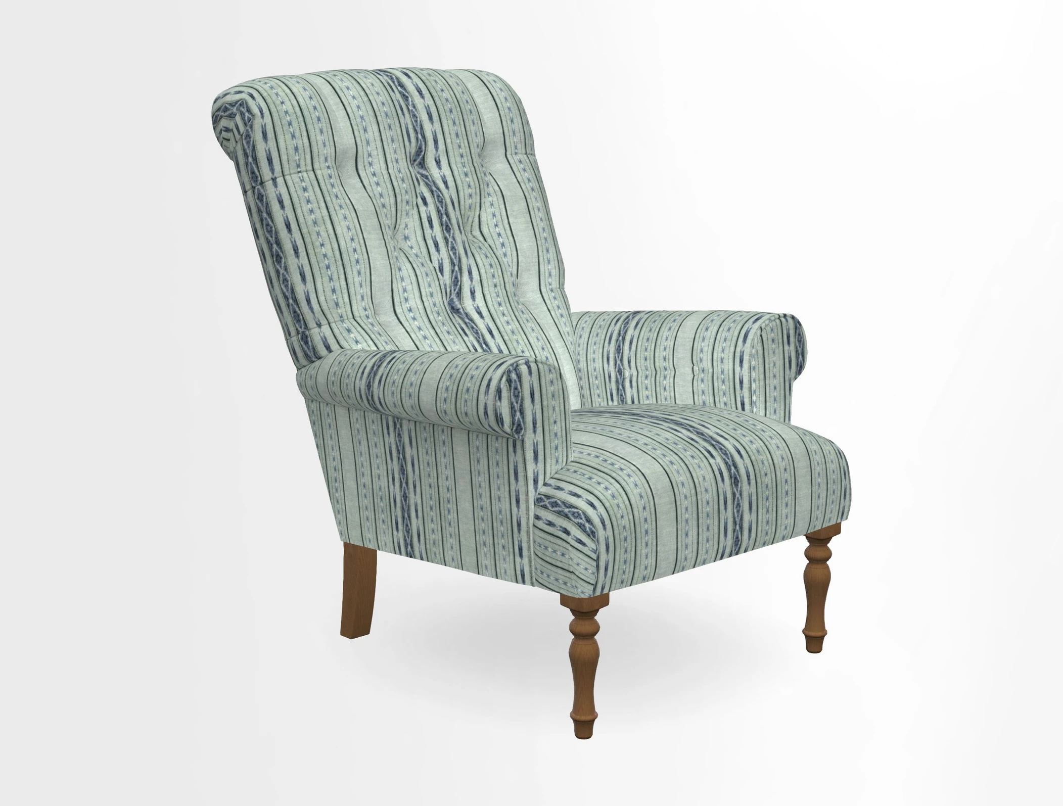 Chelsham Chair in Roxburgh Herringbone Paprika