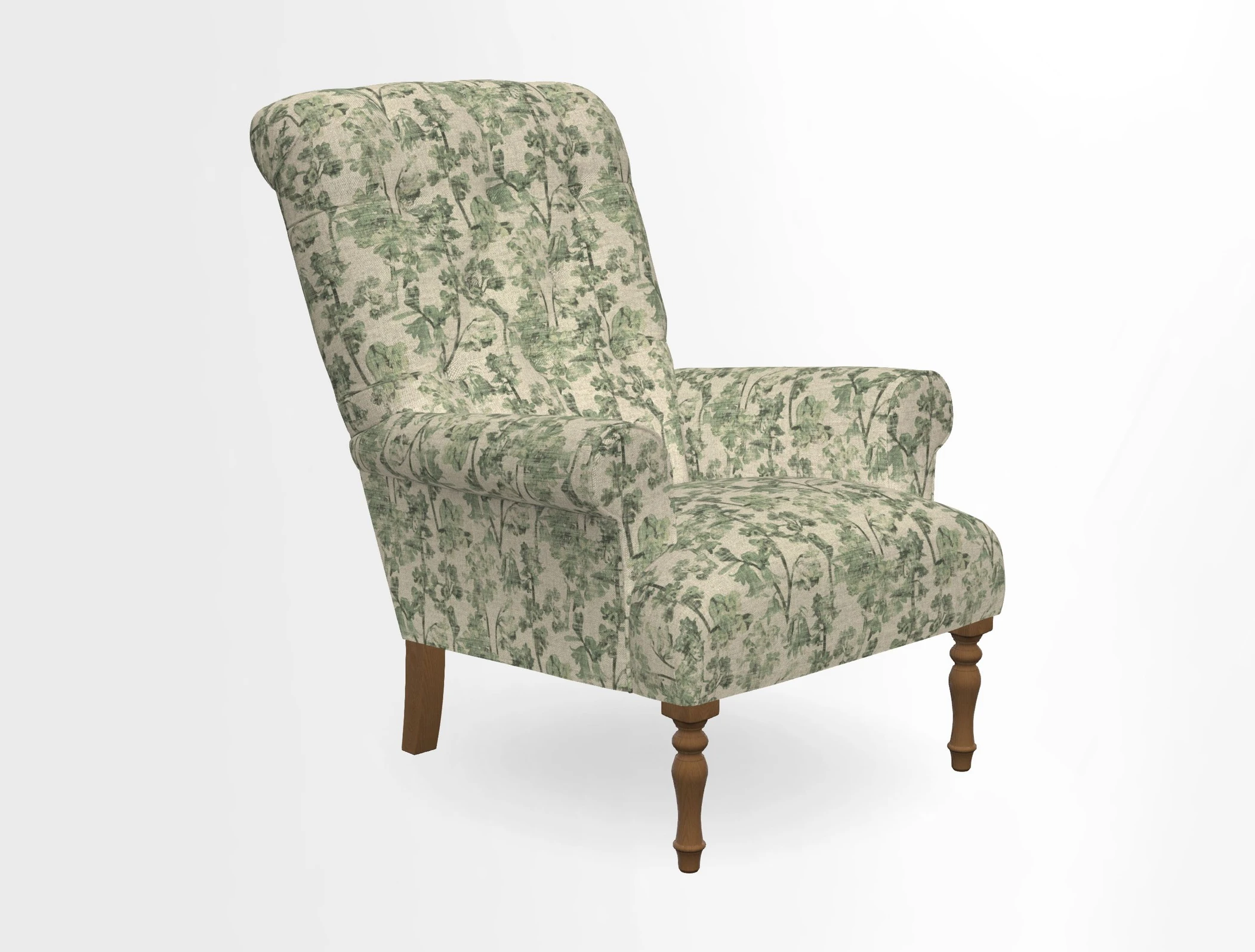 Chelsham Chair in Roxburgh Herringbone Paprika