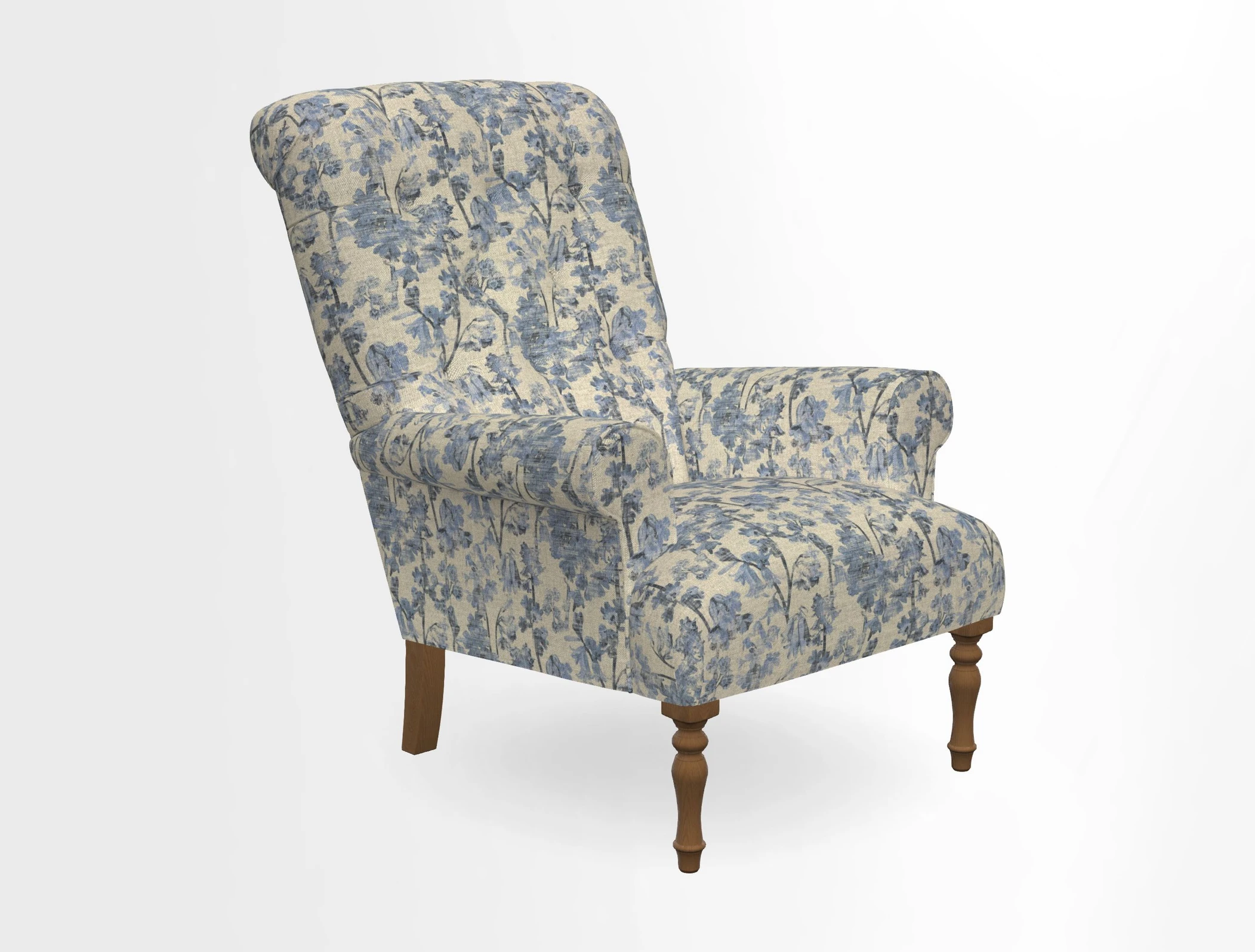 Chelsham Chair in Roxburgh Herringbone Paprika