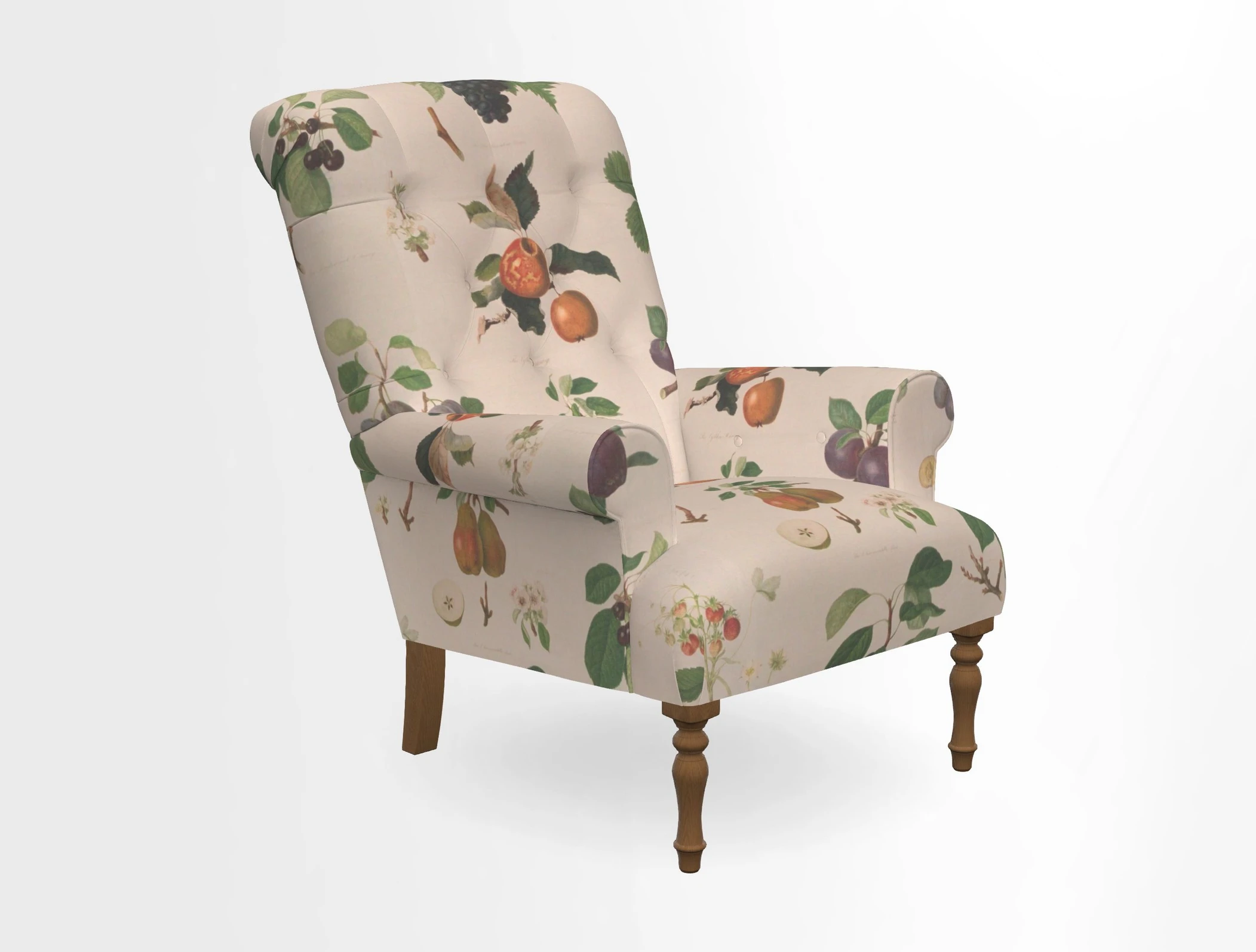 Chelsham Chair in Roxburgh Herringbone Paprika