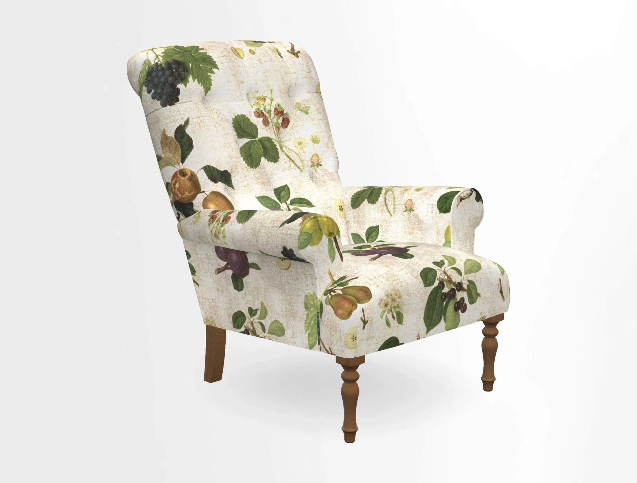 Chelsham Chair in Roxburgh Herringbone Paprika