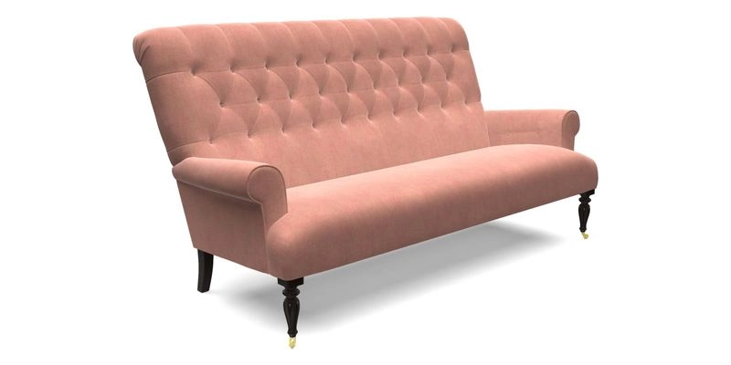 Chelsham 3 seater sofa in Two Tone Plain Biscuit