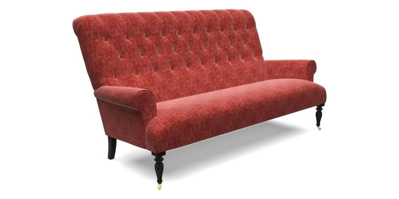Chelsham 3 seater sofa in Two Tone Plain Biscuit
