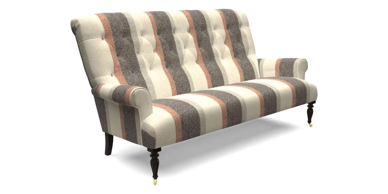 Chelsham 3 seater sofa in Two Tone Plain Biscuit