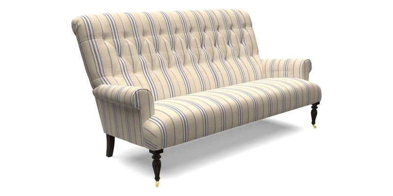 Chelsham 3 seater sofa in Two Tone Plain Biscuit