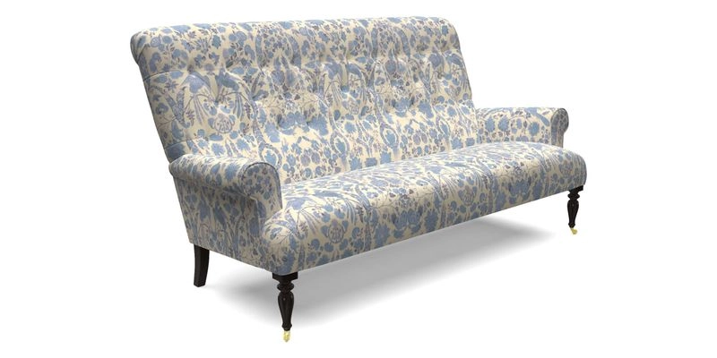 Chelsham 3 seater sofa in Two Tone Plain Biscuit