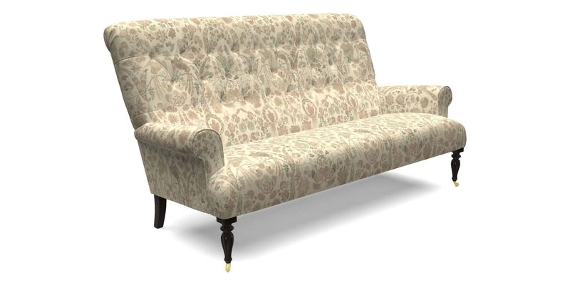 Chelsham 3 seater sofa in Two Tone Plain Biscuit