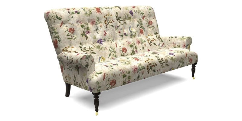 Chelsham 3 seater sofa in Two Tone Plain Biscuit