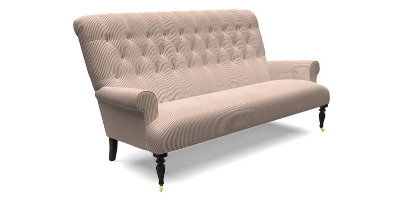 Chelsham 3 seater sofa in Two Tone Plain Biscuit