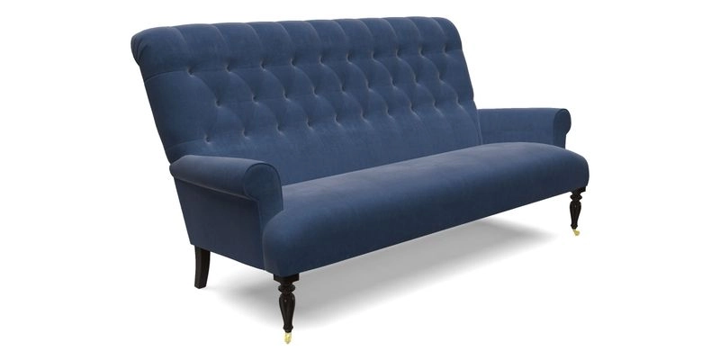 Chelsham 3 seater sofa in Two Tone Plain Biscuit