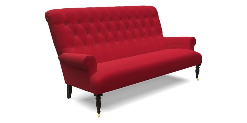 Chelsham 3 seater sofa in Two Tone Plain Biscuit