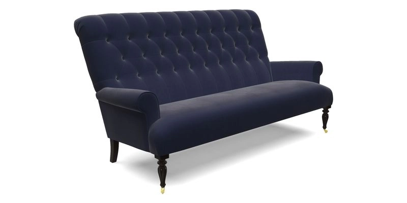 Chelsham 3 seater sofa in Two Tone Plain Biscuit